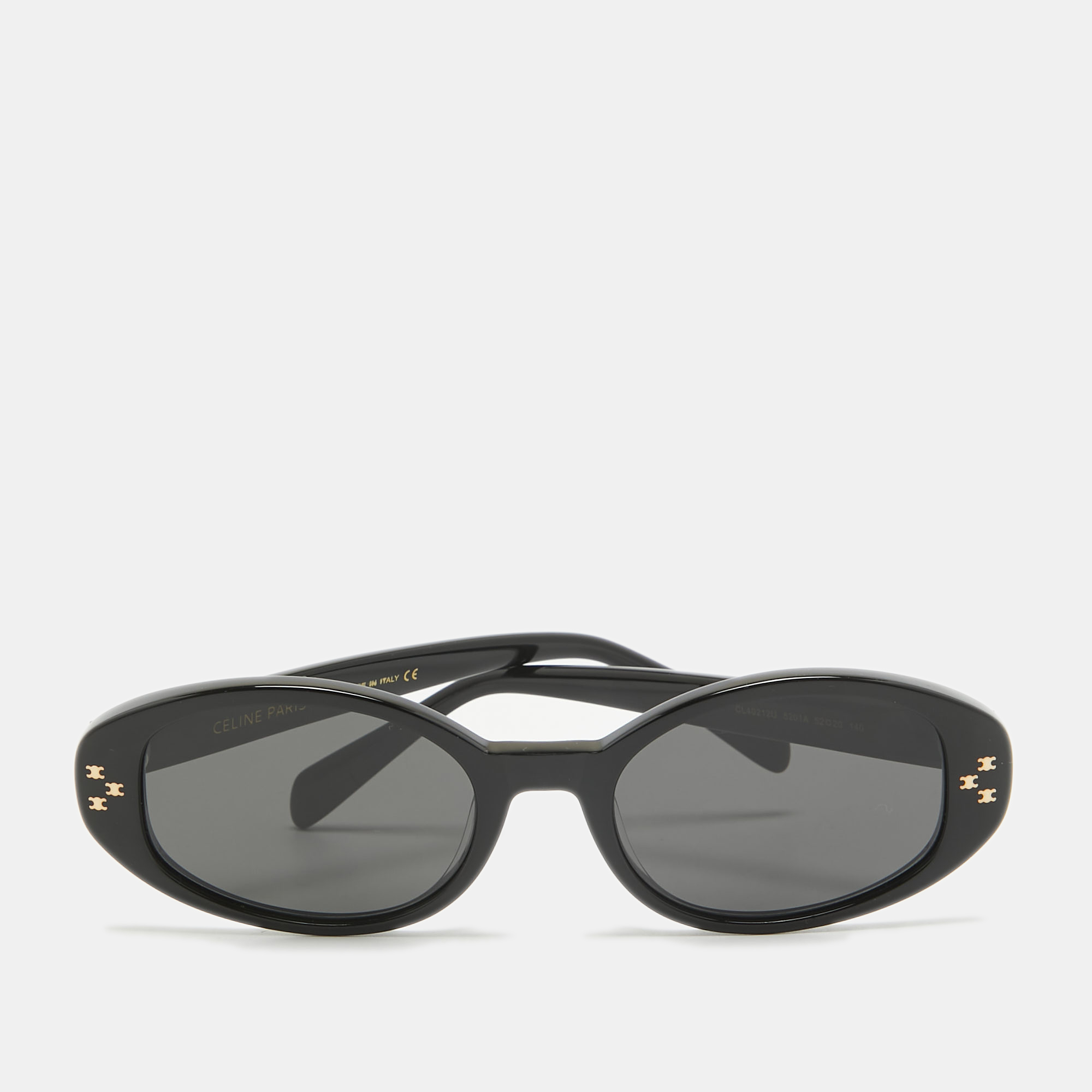 Celine black cl40212u oval sunglasses