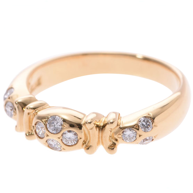 

Celine 0.25ct Diamond And 18K Yellow Gold Ring Size