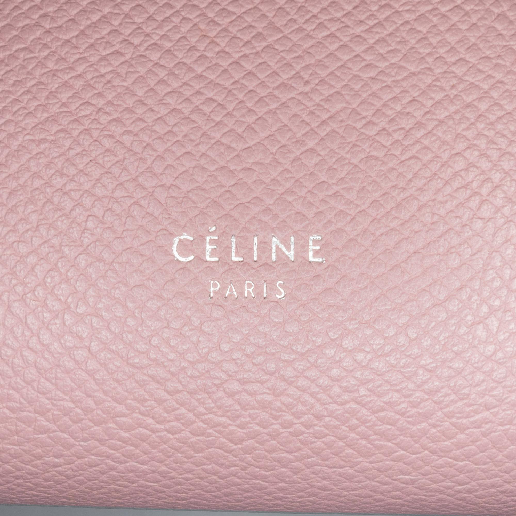 Celine Pink Nano Leather Belt Satchel