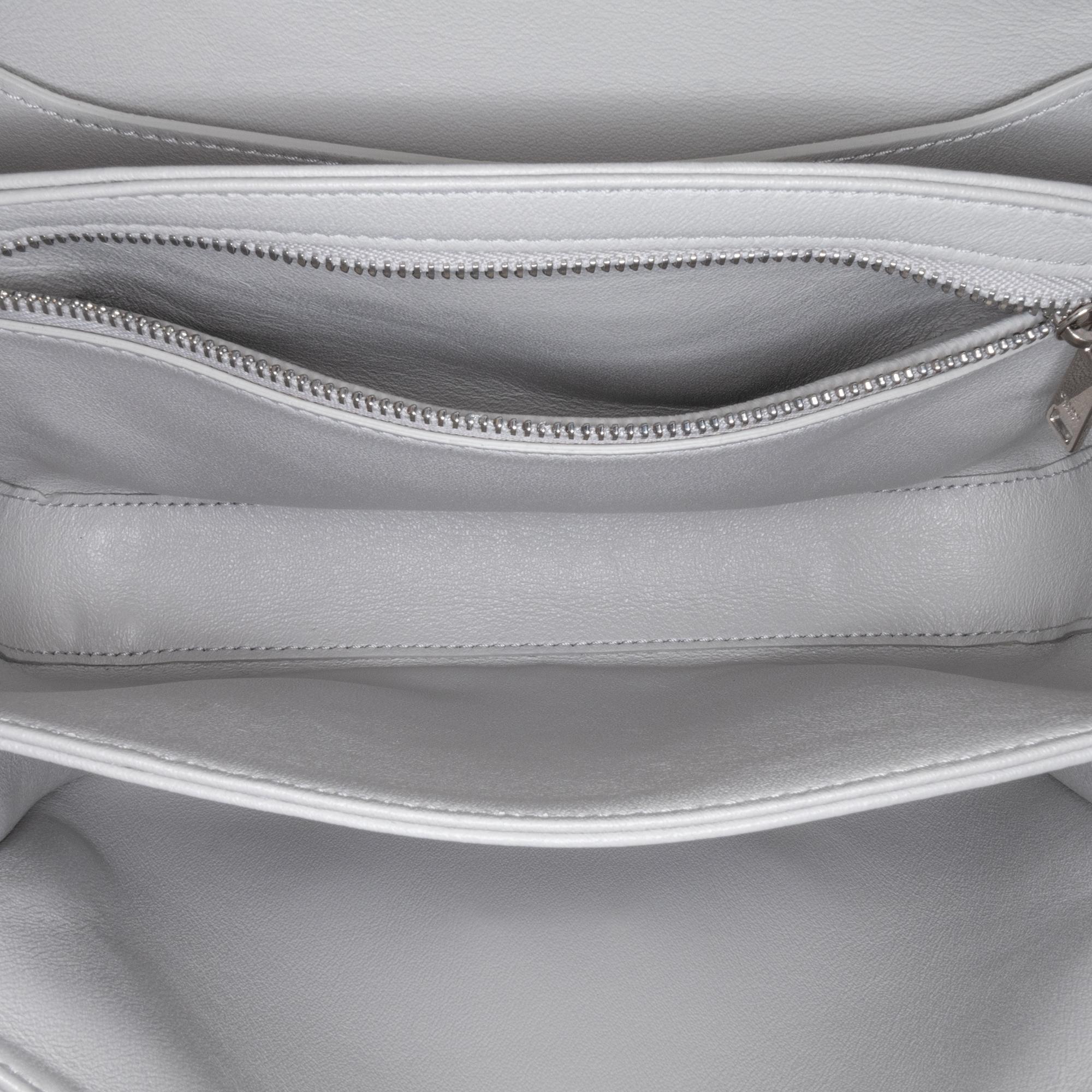 Celine White Medium Leather C Bag