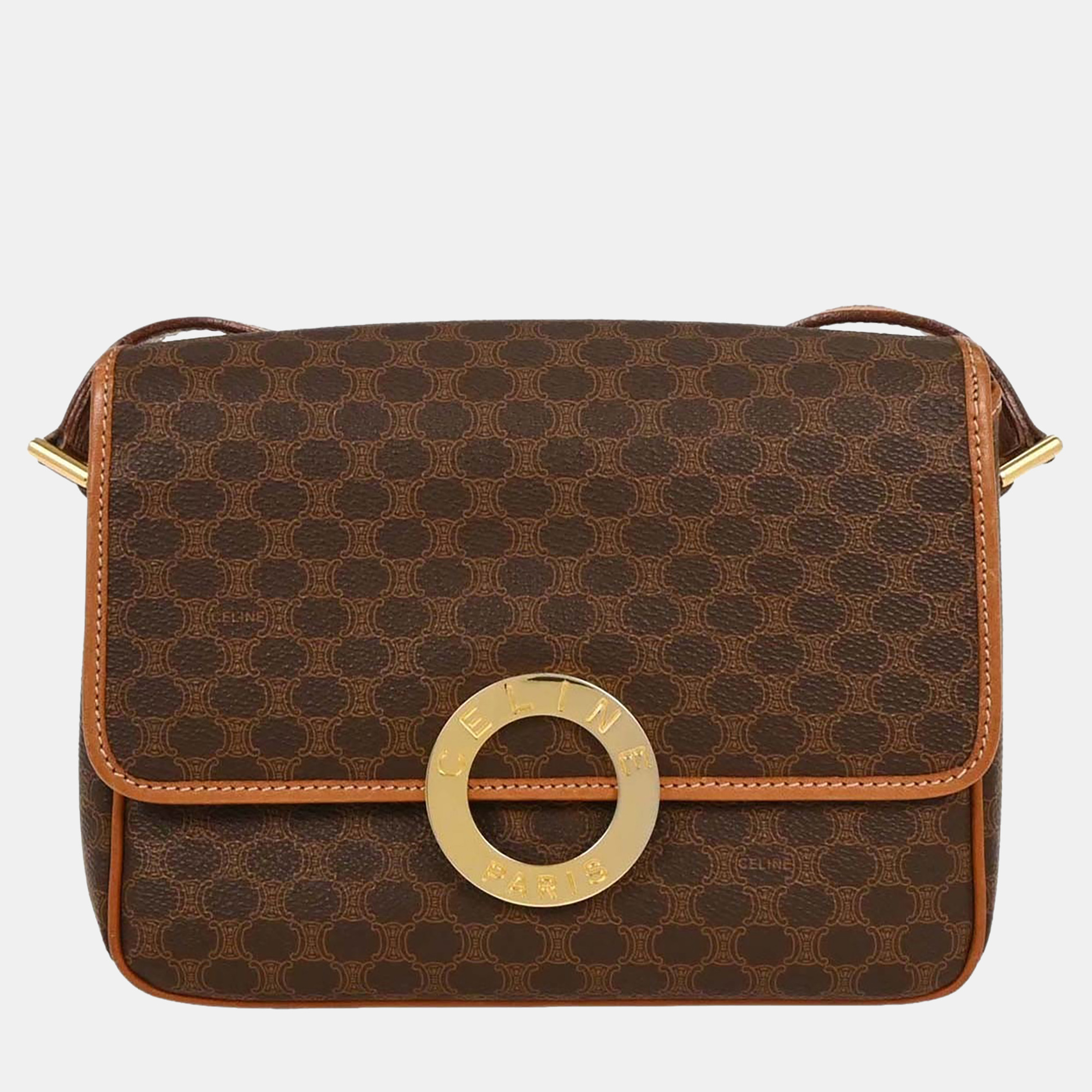 Celine Brown Pvc Macadam Shoulder Bag
Celine Brown Pvc Macadam Shoulder Bag