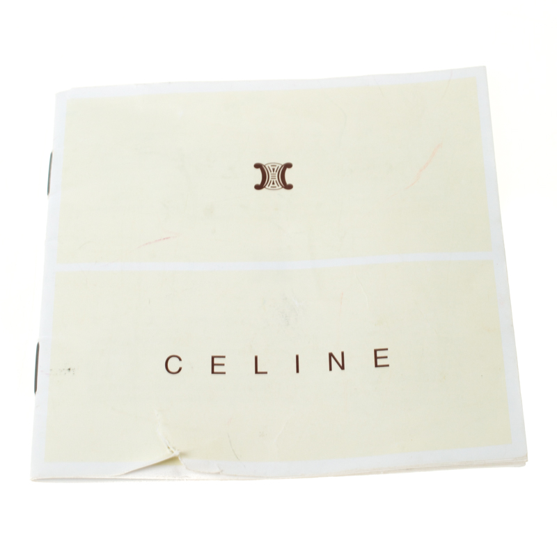 Celine White/Lavender Leather Boogie Tote
