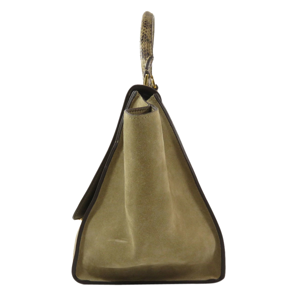 Celine Brown Leather Trapeze Tote Bag
Celine Brown Leather Trapeze Tote Bag