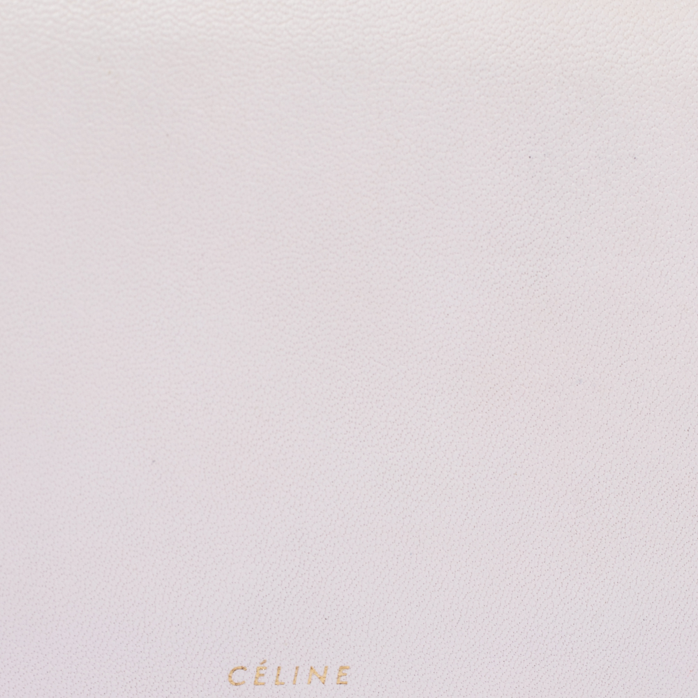 Celine Pink Leather Flap Continental Wallet
