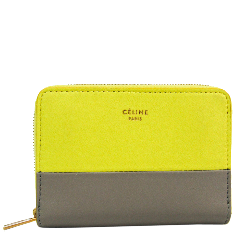 Image of Celine Bicolor Leather Wallet