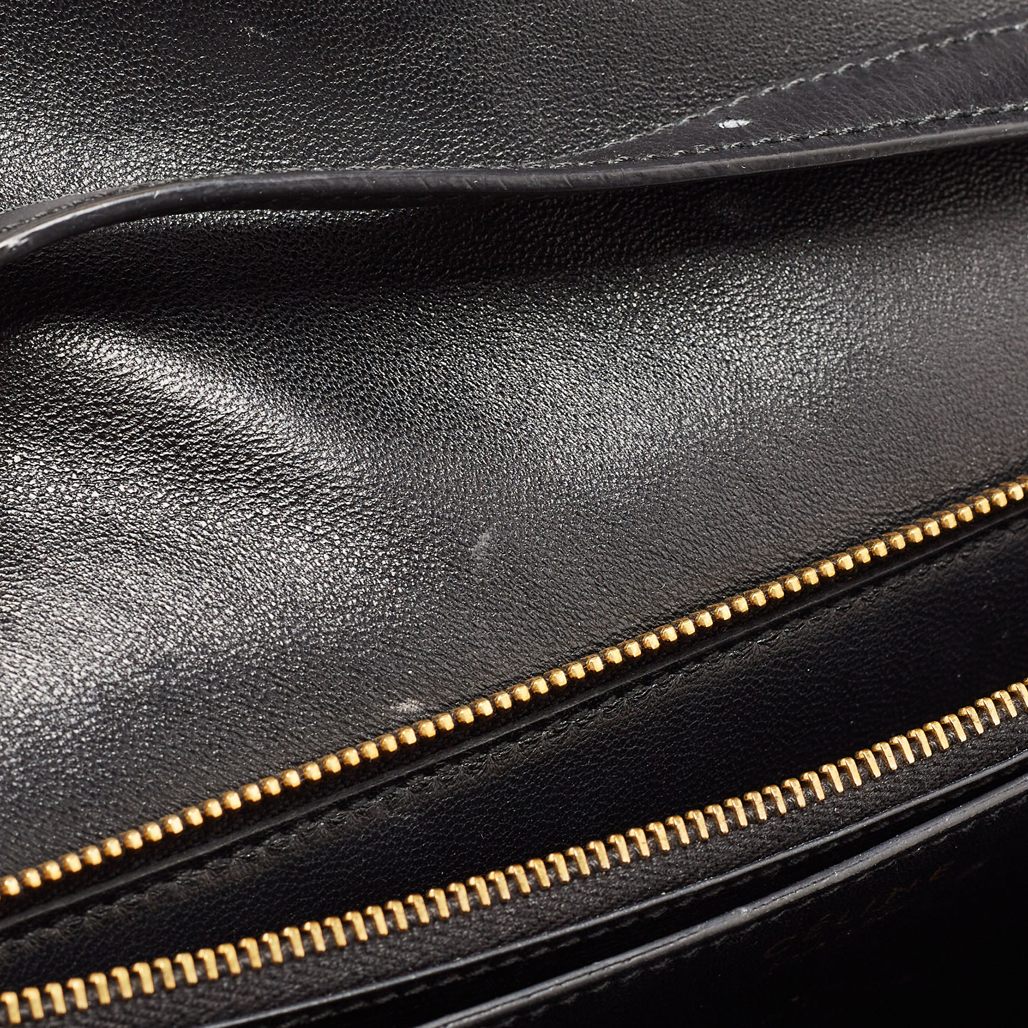 Celine Black/Beige Python And Leather Medium Classic Box Shoulder Bag
