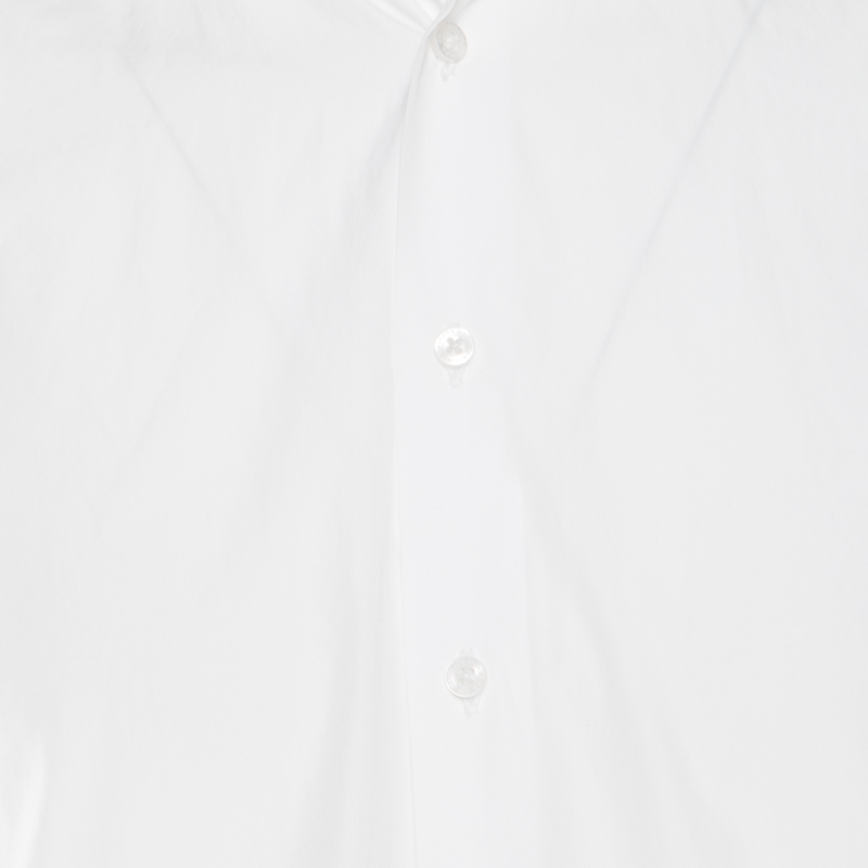 CH Carolina Herrera White Cotton Long Sleeve Button Front Shirt XL