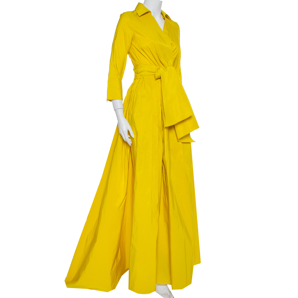 carolina herrera yellow dress