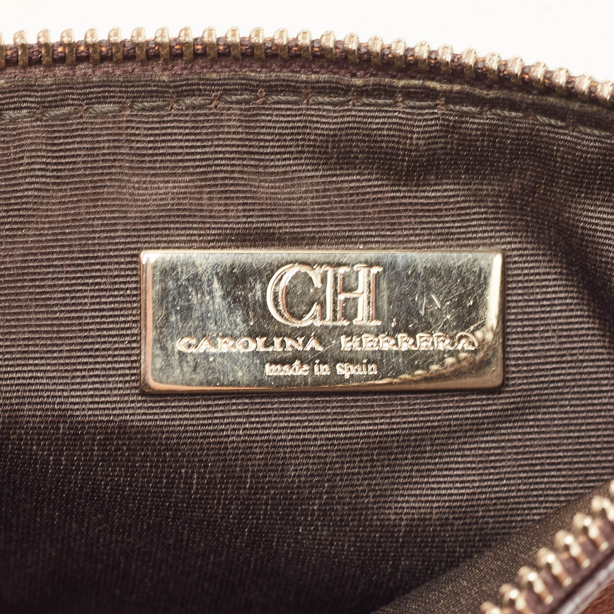 CH Carolina Herrera Tricolor Leather Tassel Flap Crossbody Bag