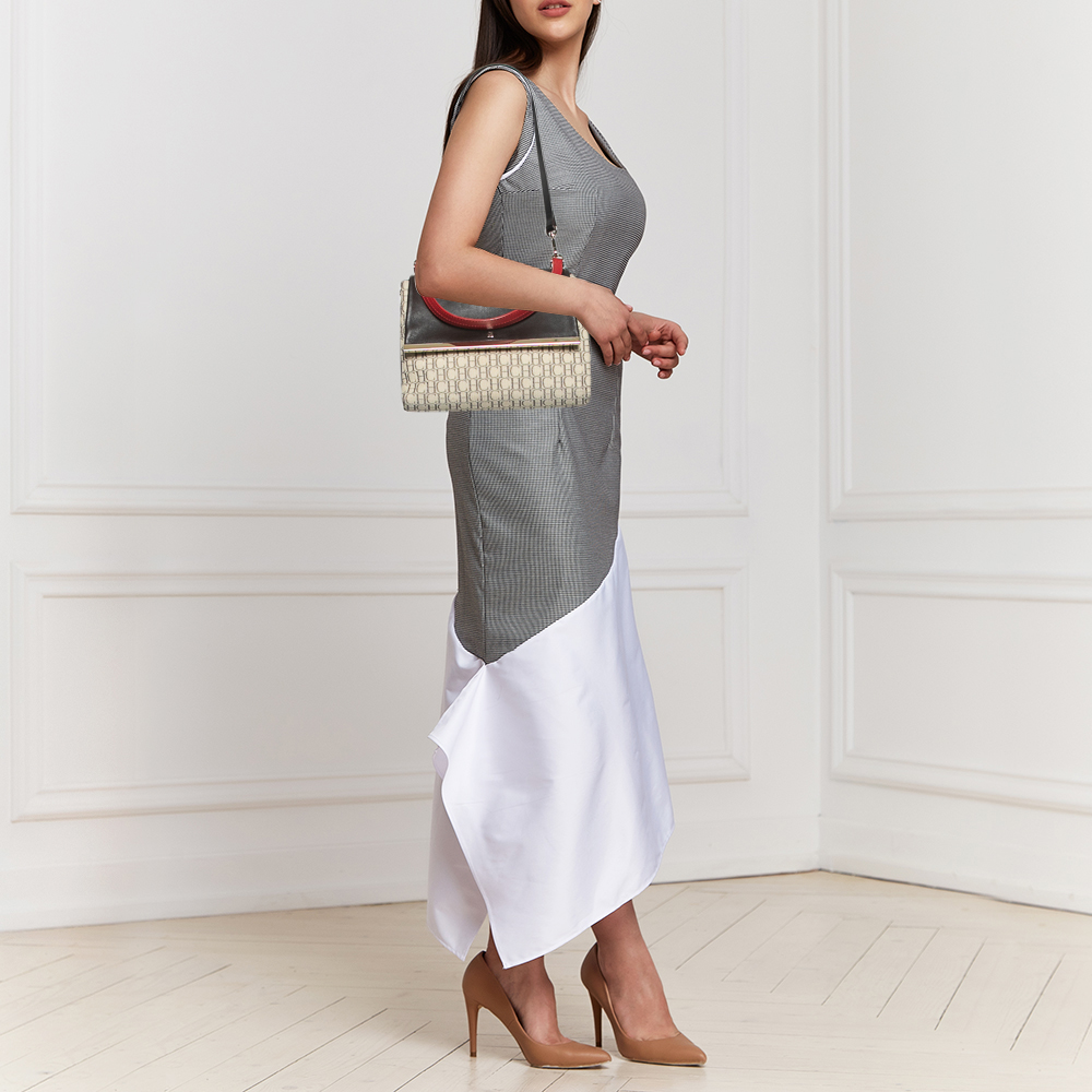 CH Carolina Herrera Multicolor Monogram Coated Canvas and Leather Top Handle Bag
CH Carolina Herrera Multicolor Monogram Coated Canvas and Leather Top Handle Bag