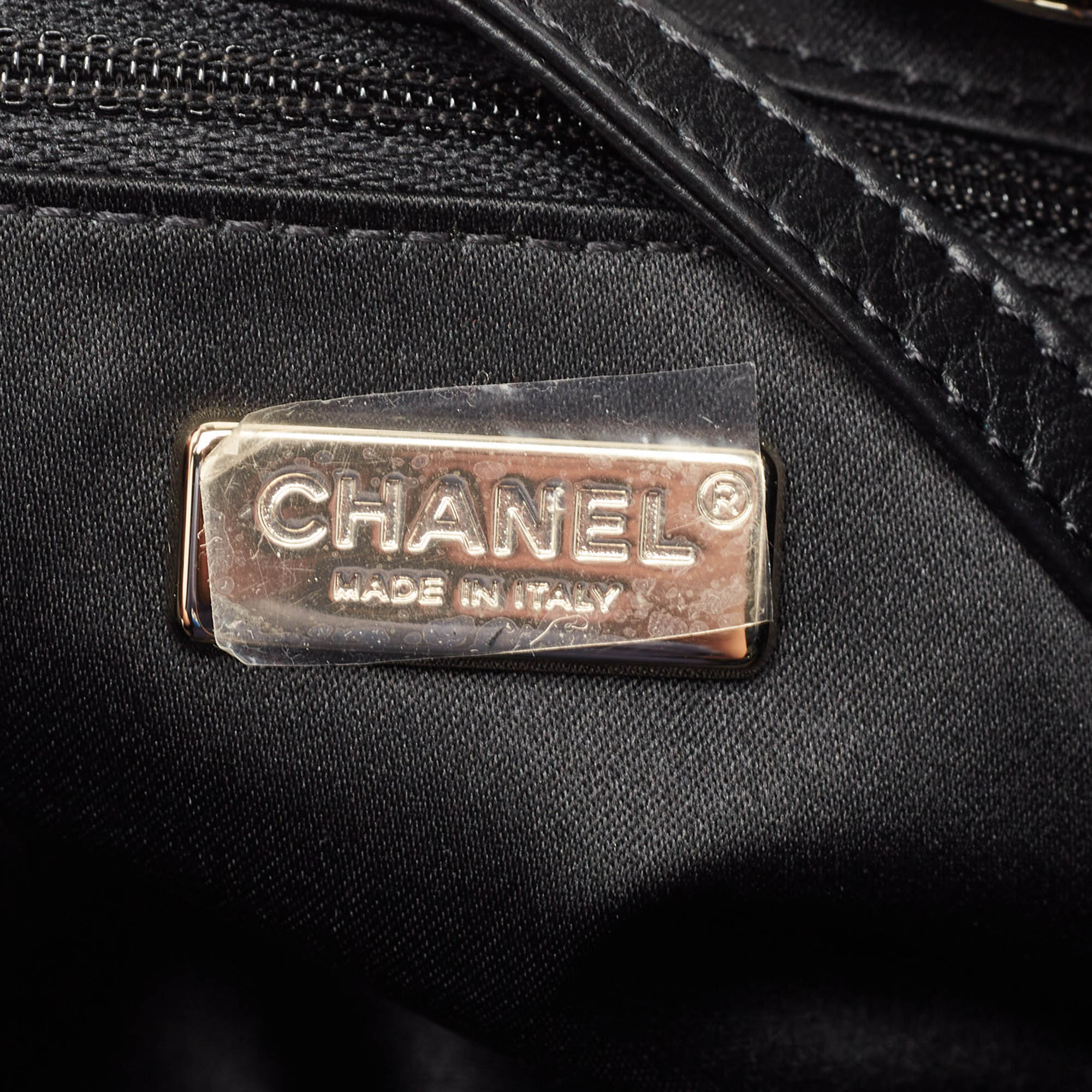 Chanel Multicolor Sequins CC Drawstring Chain Tote