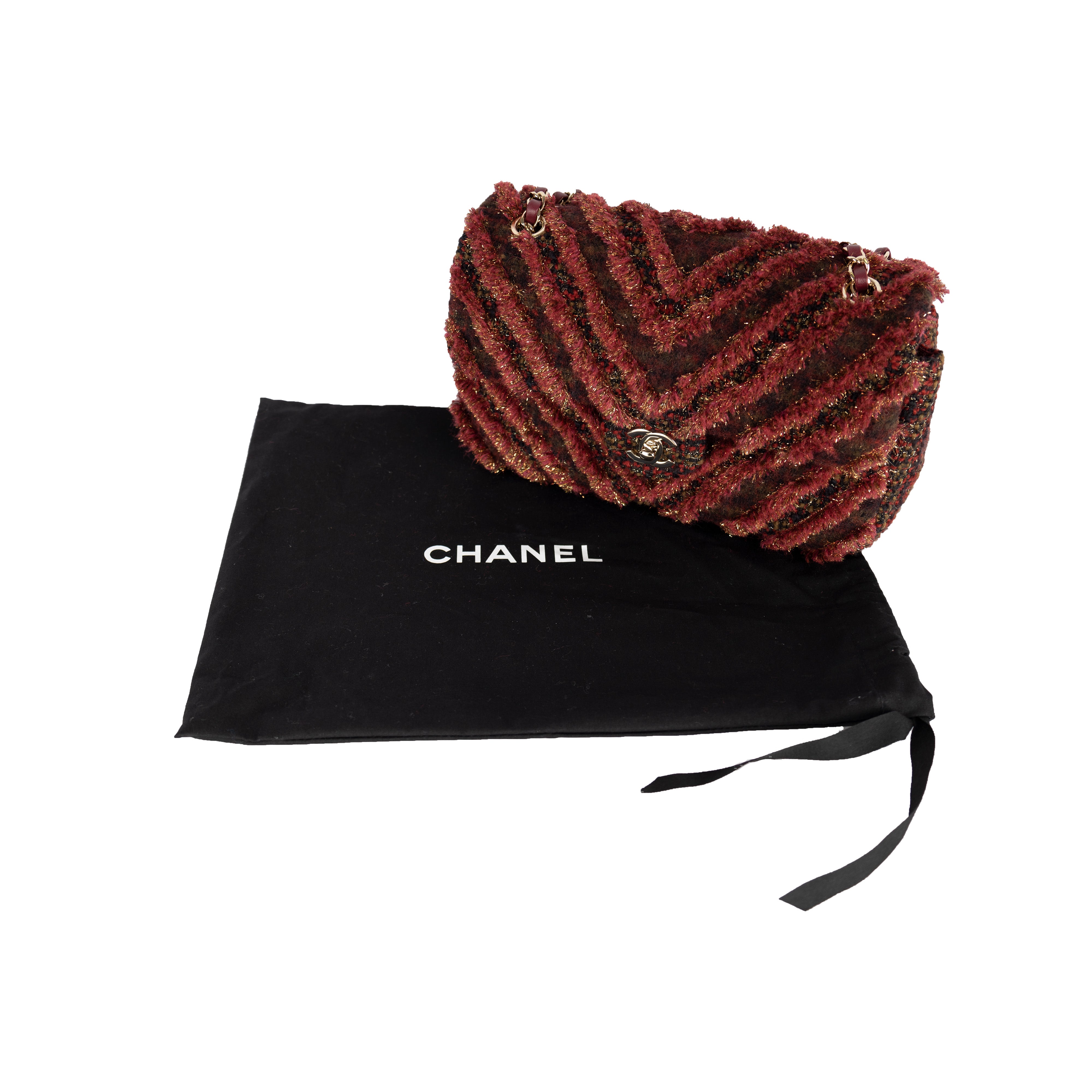 Chanel Fall/Winter 2021 Runway Tweed Flap Bag