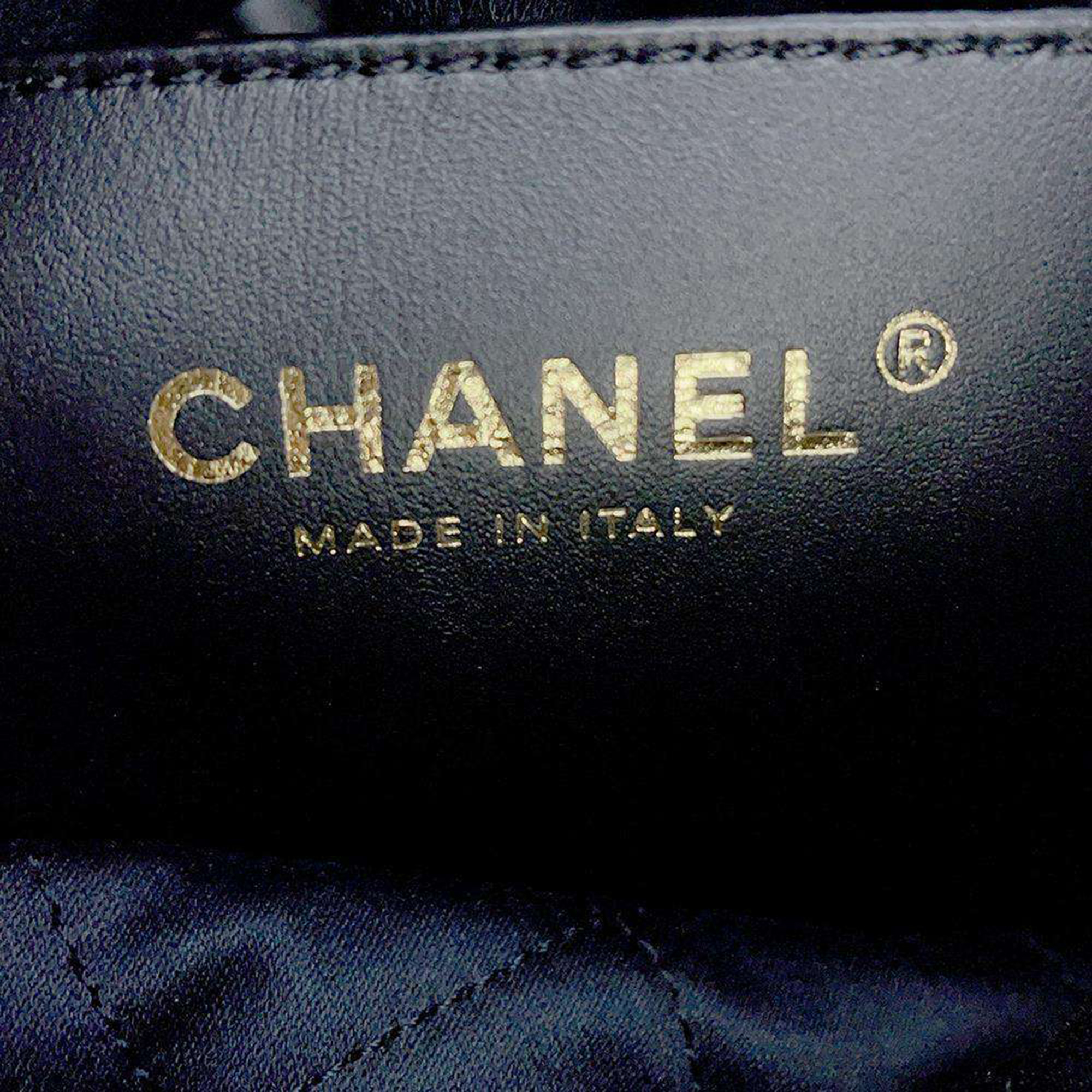 Chanel Black Leather Mini 22 Hobo Bag