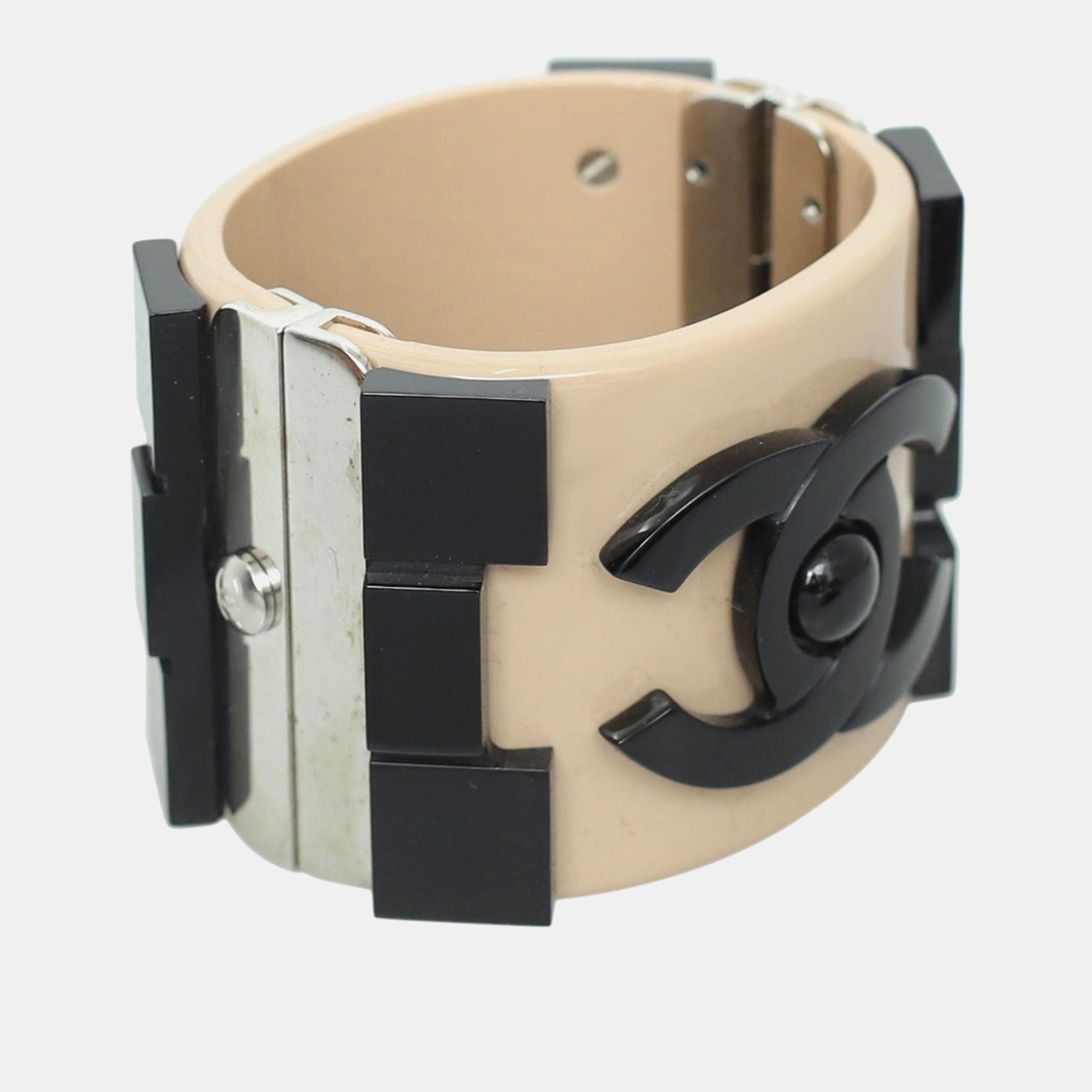 Chanel CC Boy Brick Cuff Bracelet