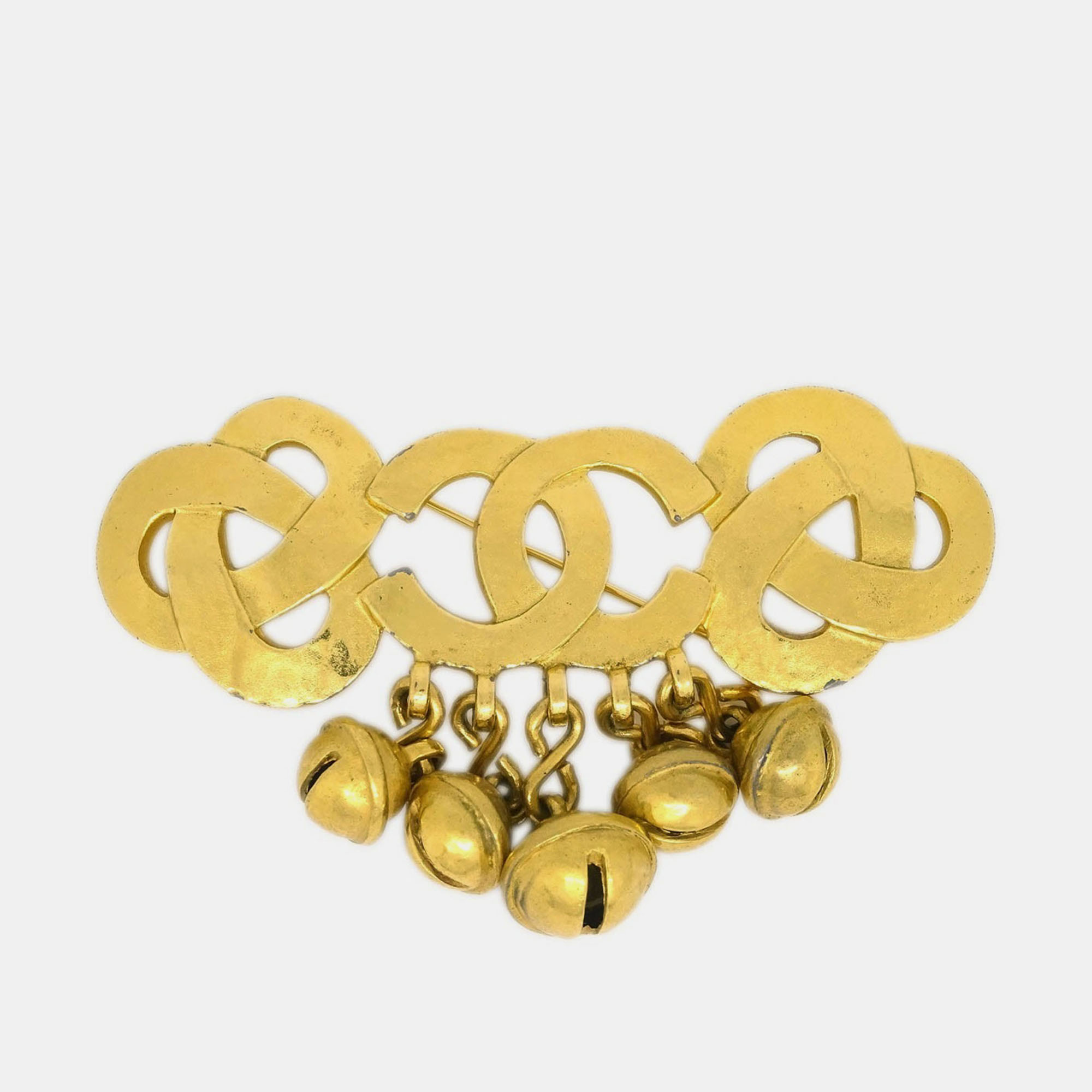 Chanel Bell CC Brooch Pin Gold
Chanel Bell CC Brooch Pin Gold