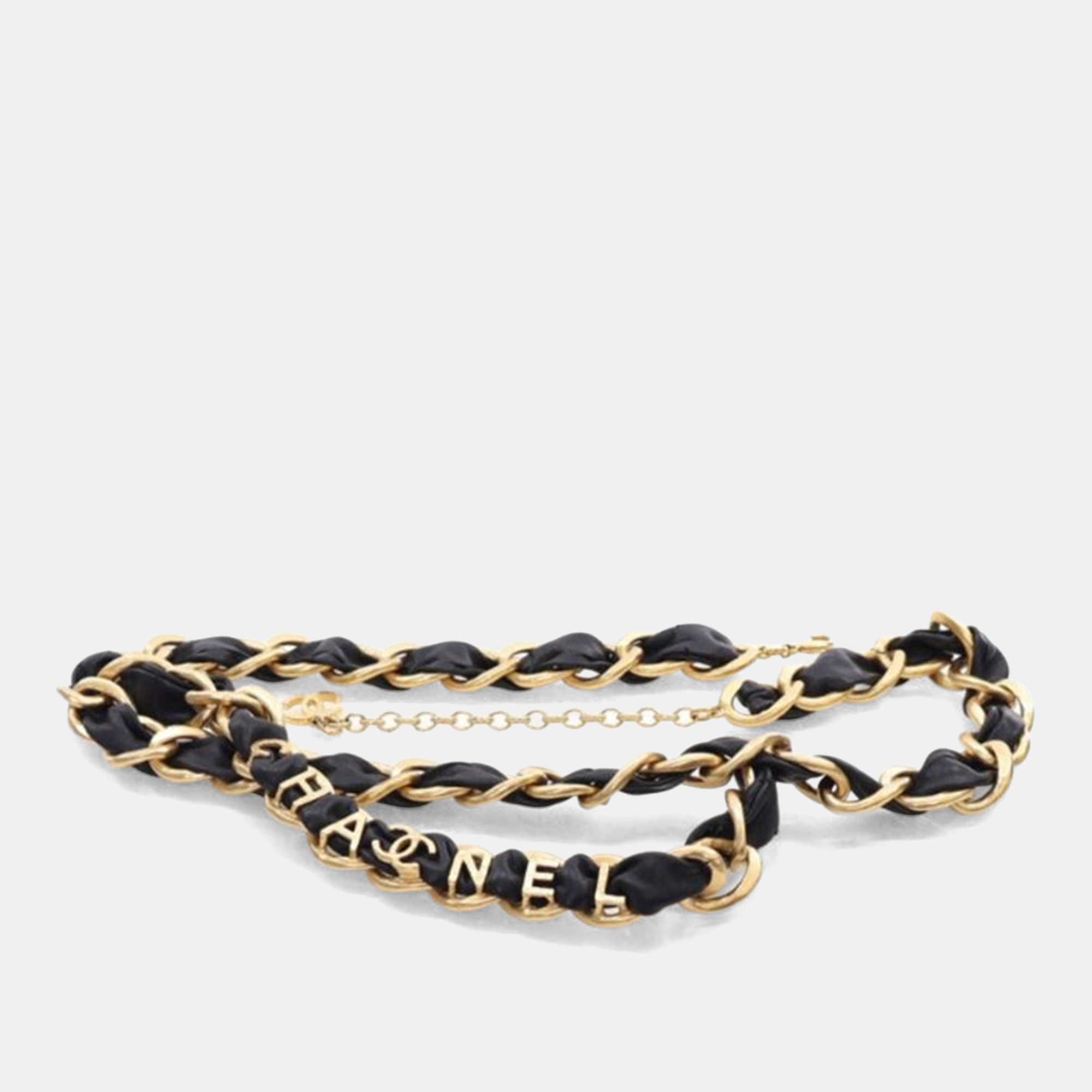 Chanel 90s Icon CC Double Chain Belt, Black
Chanel 90s Icon CC Double Chain Belt, Black