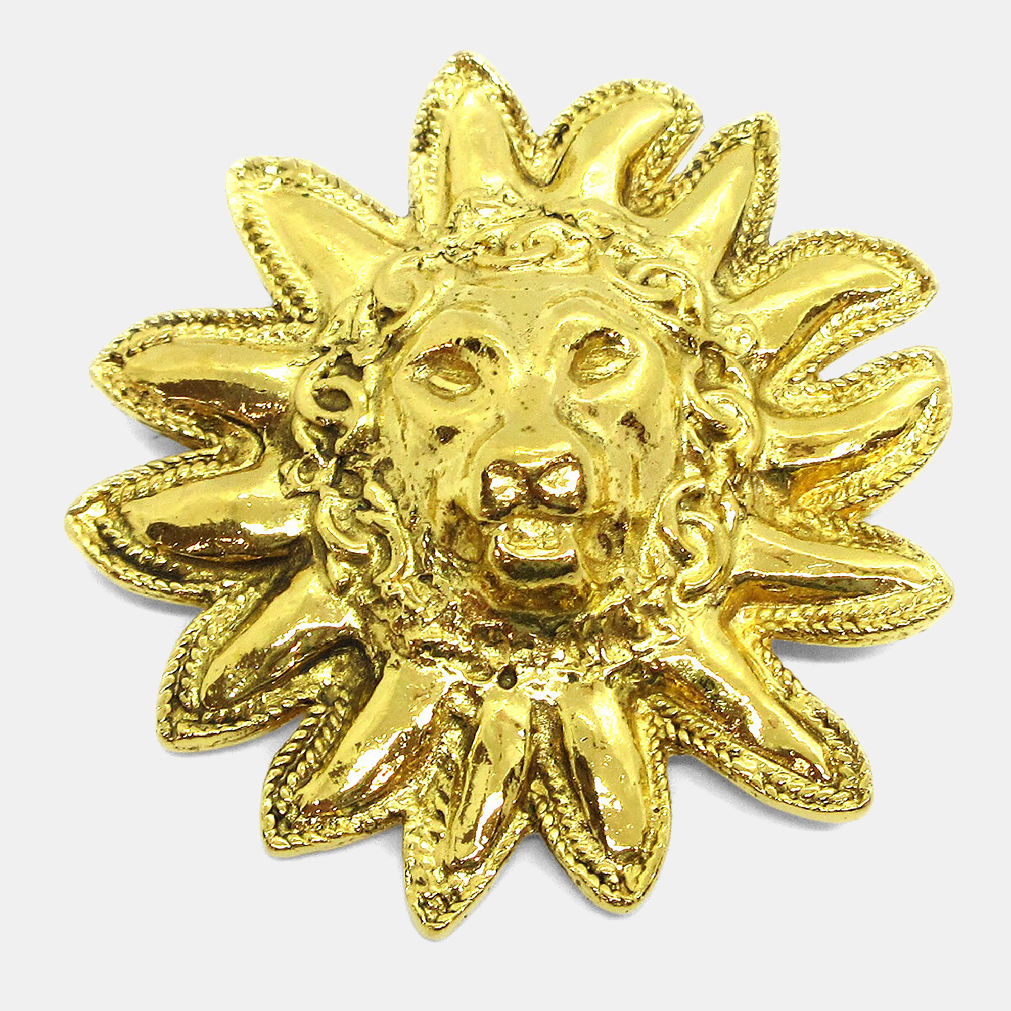 Chanel Lion Brooch Pin Gold
Chanel Lion Brooch Pin Gold