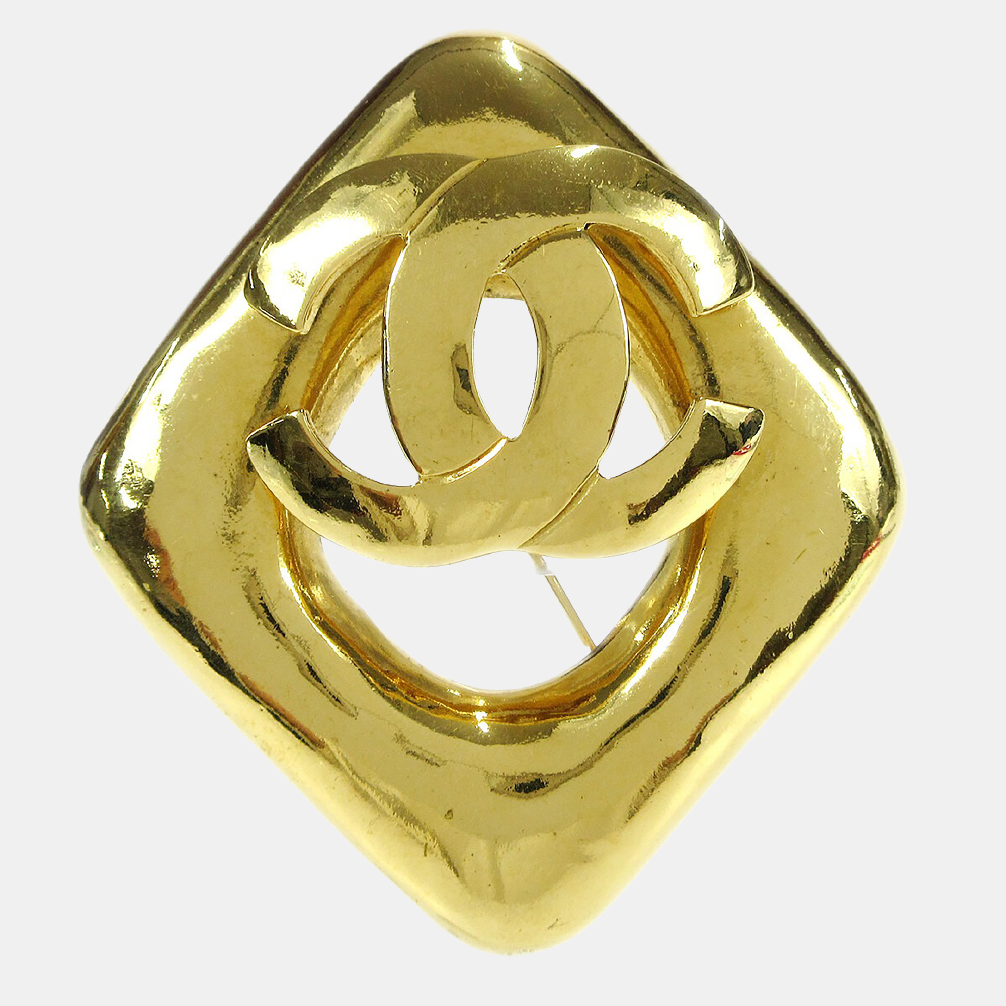 Chanel Rhombus Brooch Pin Gold
Chanel Rhombus Brooch Pin Gold