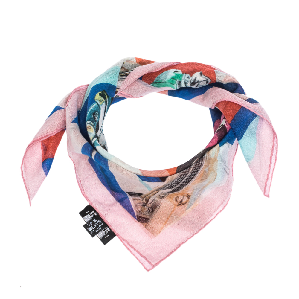 cotton square scarf