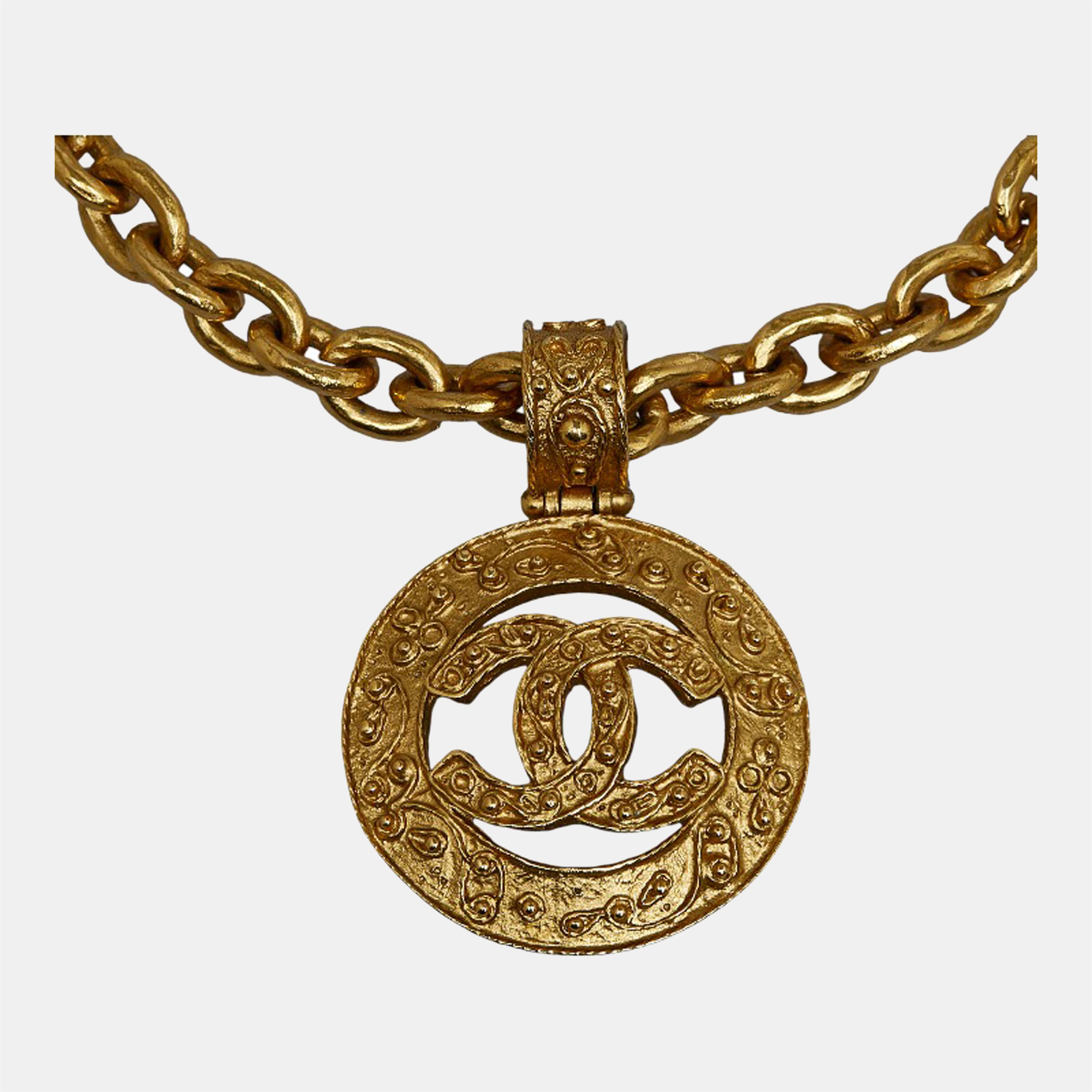 Chanel CC  Yellow Gold Tone Metal Fashion And Silver Jewelry