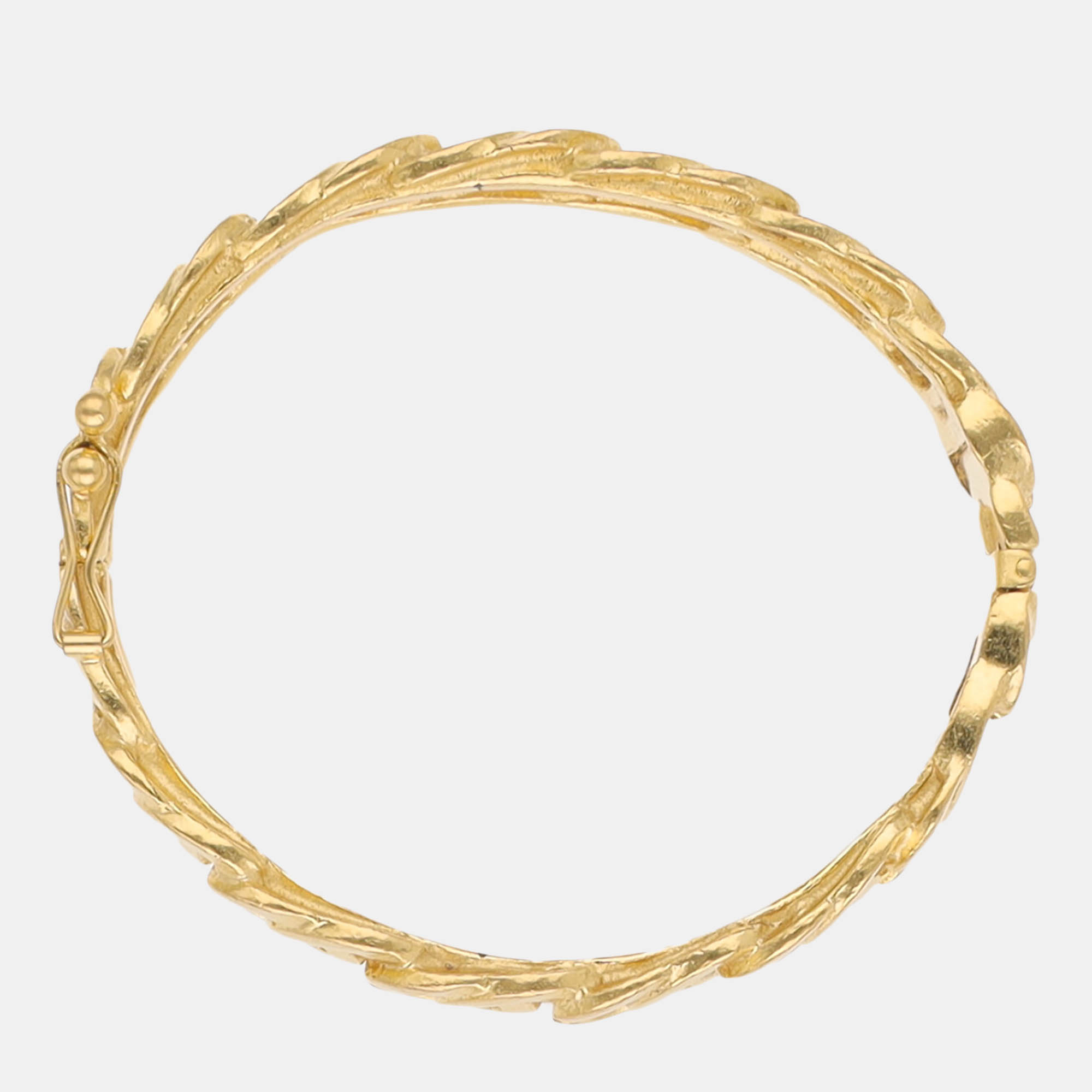 Chanel  Women's Metal Rigid Bracelet - Gold - XXS