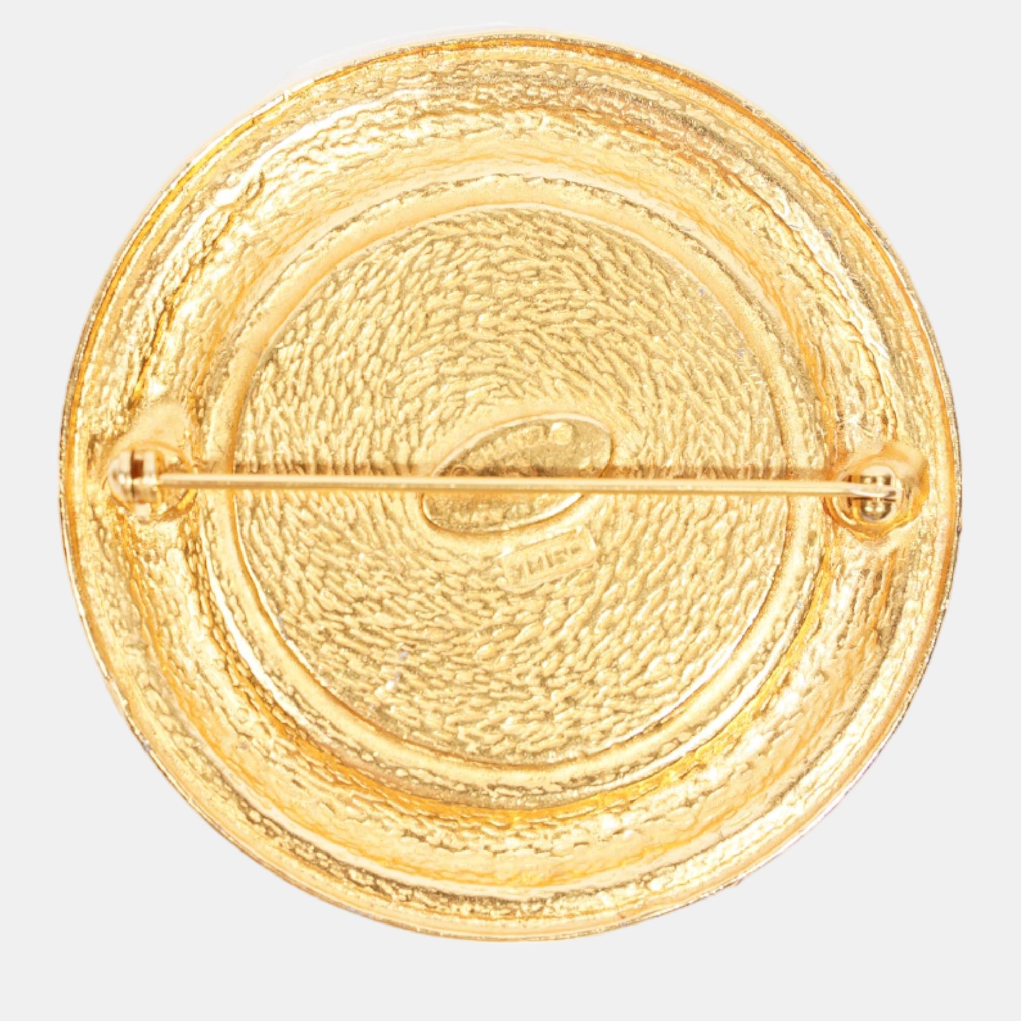 Chanel Womens 31 Rue Cambon Brooch Gold OS