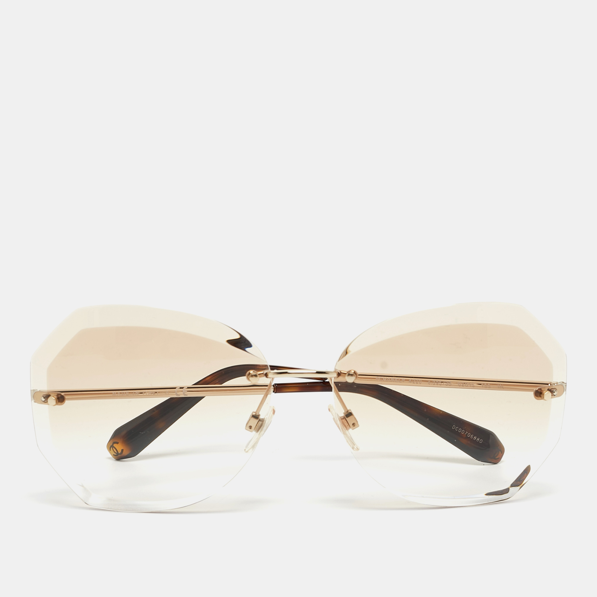 Chanel Beige Gradient 4220 Spring Round Sunglasses