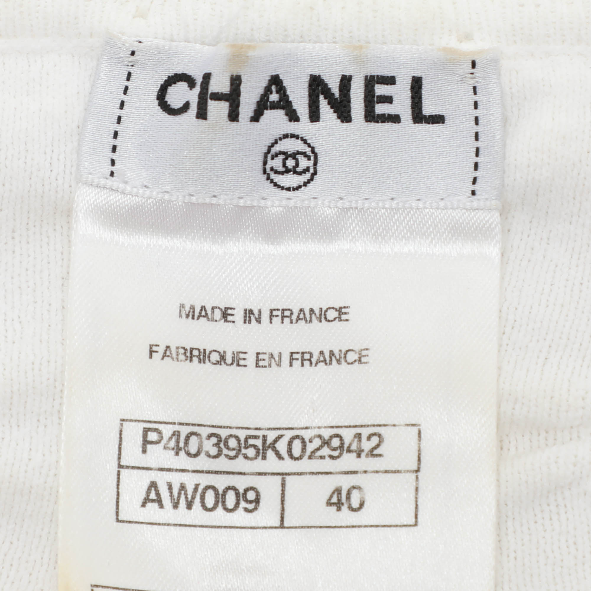 Chanel Cream Viscose Blend Cropped Cardigan S