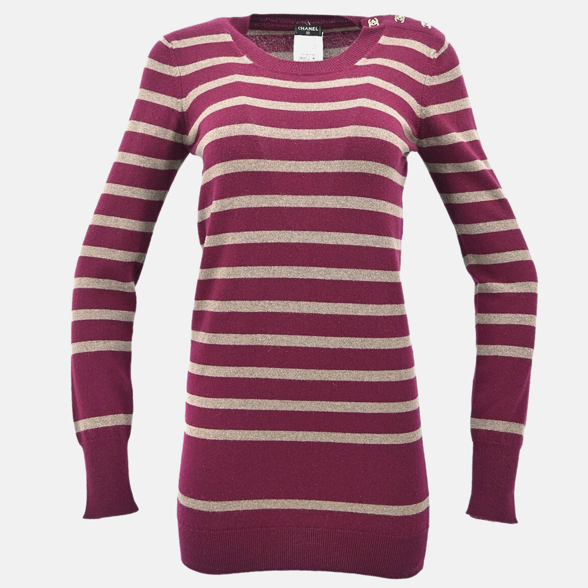 Chanel Dress Bordeaux P41974K03184 #38, Beige
Chanel Dress Bordeaux P41974K03184 #38, Beige