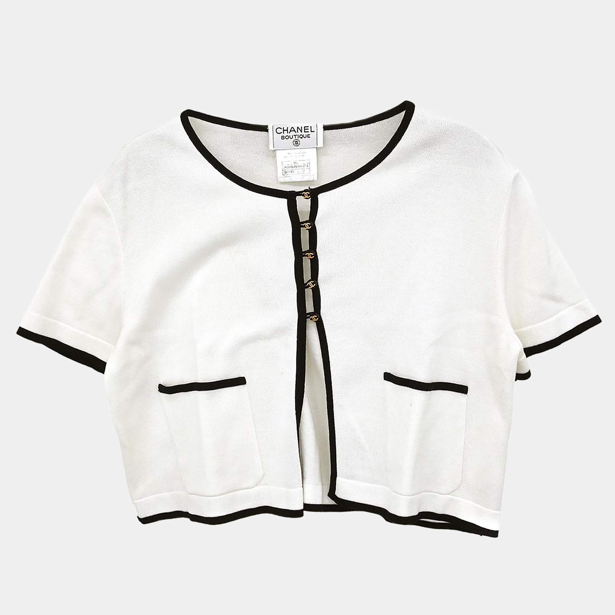 Chanel Cardigan White 96C #42
Chanel Cardigan White 96C #42