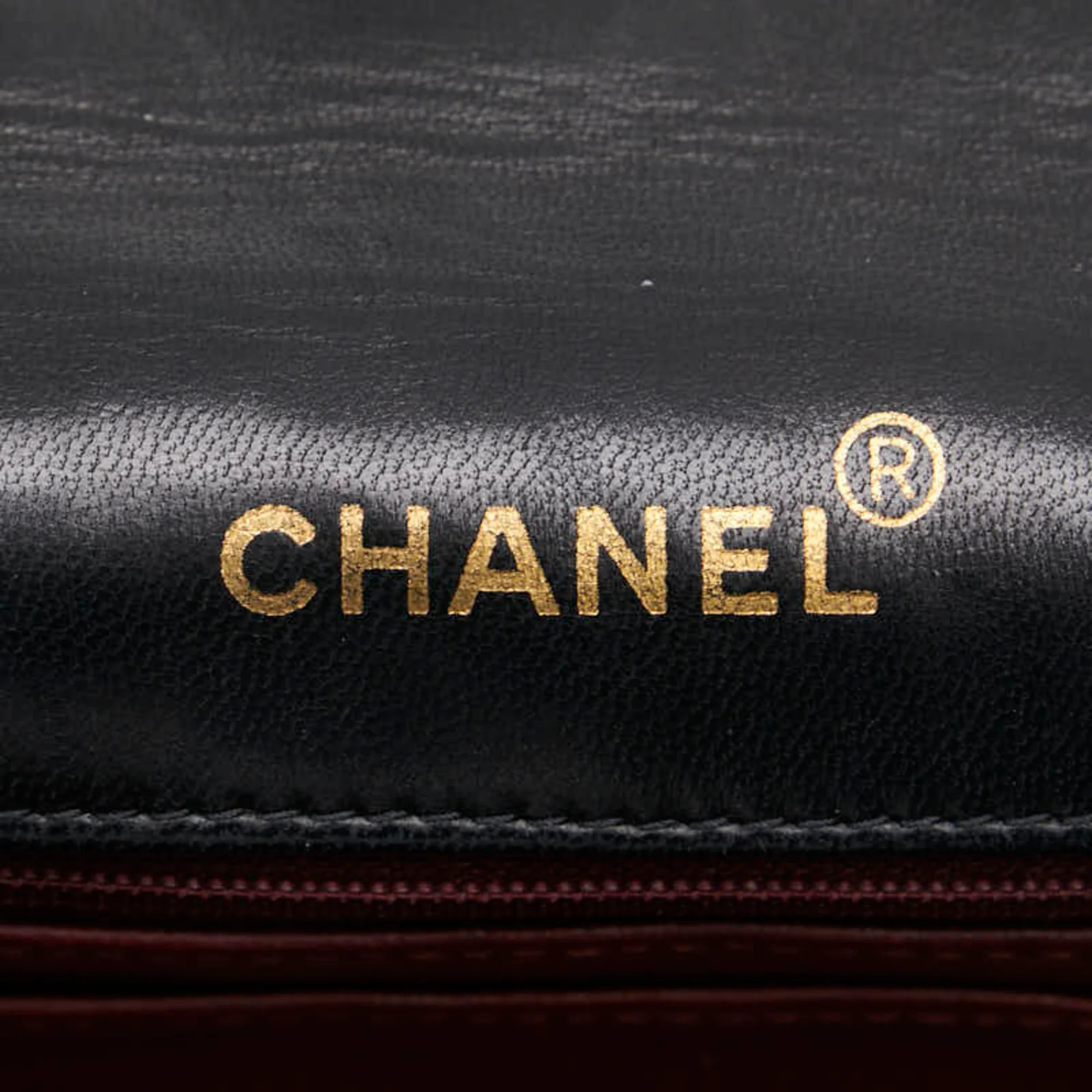 Chanel Black Leather Diana Flap Bag