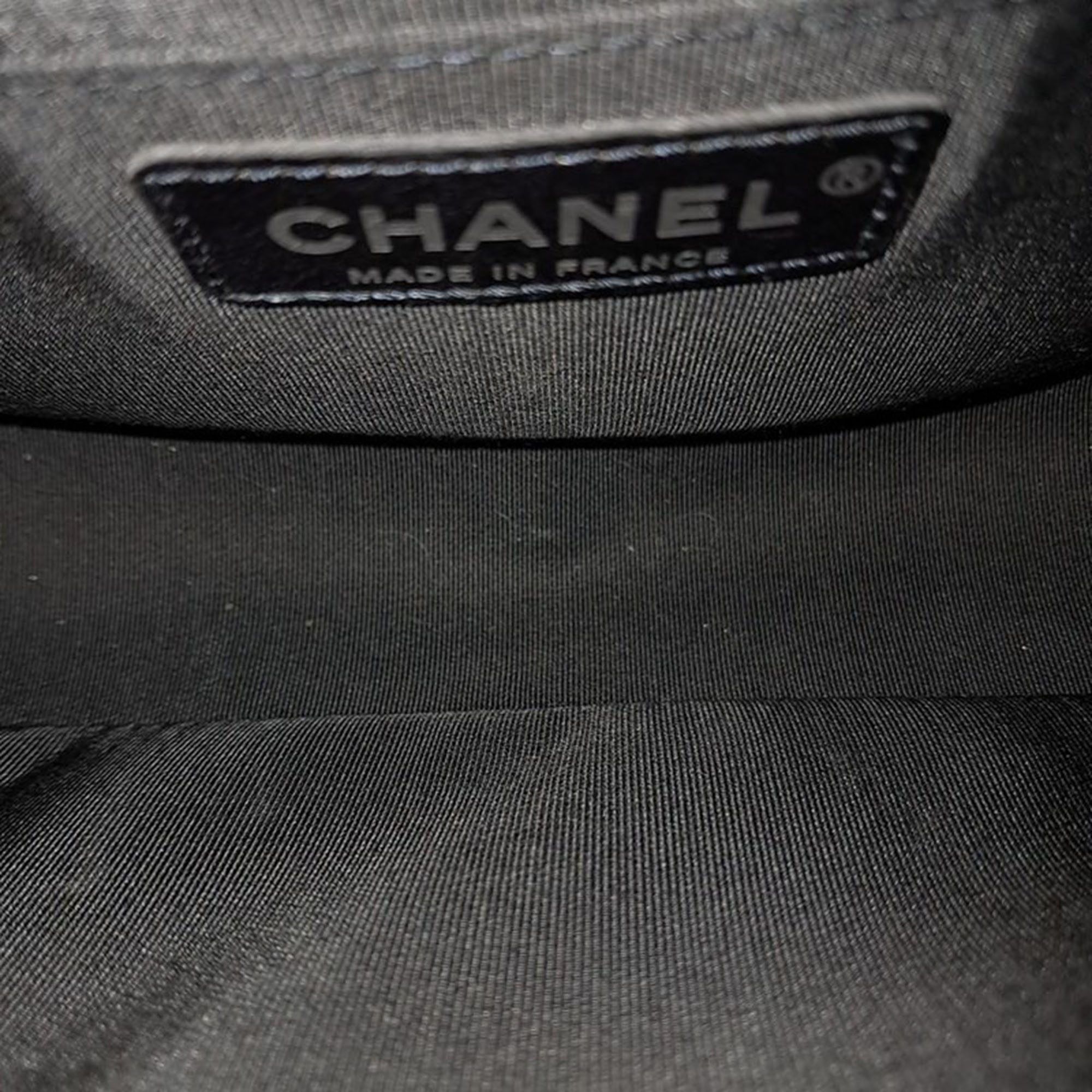 Chanel Navy Blue Boy Medium Top Handle Bag