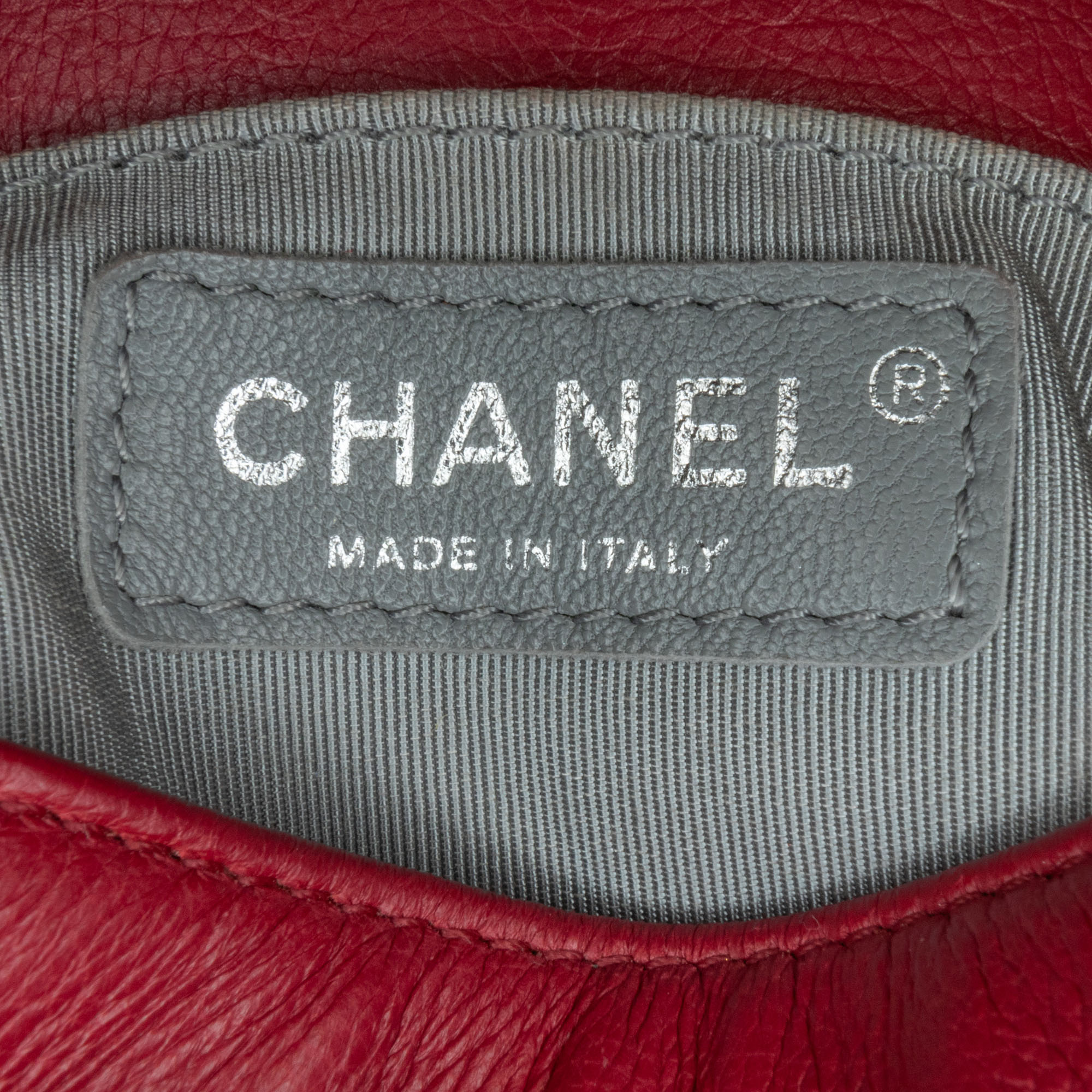 Chanel Small Grained Calfskin Boy Double Stitch Flap