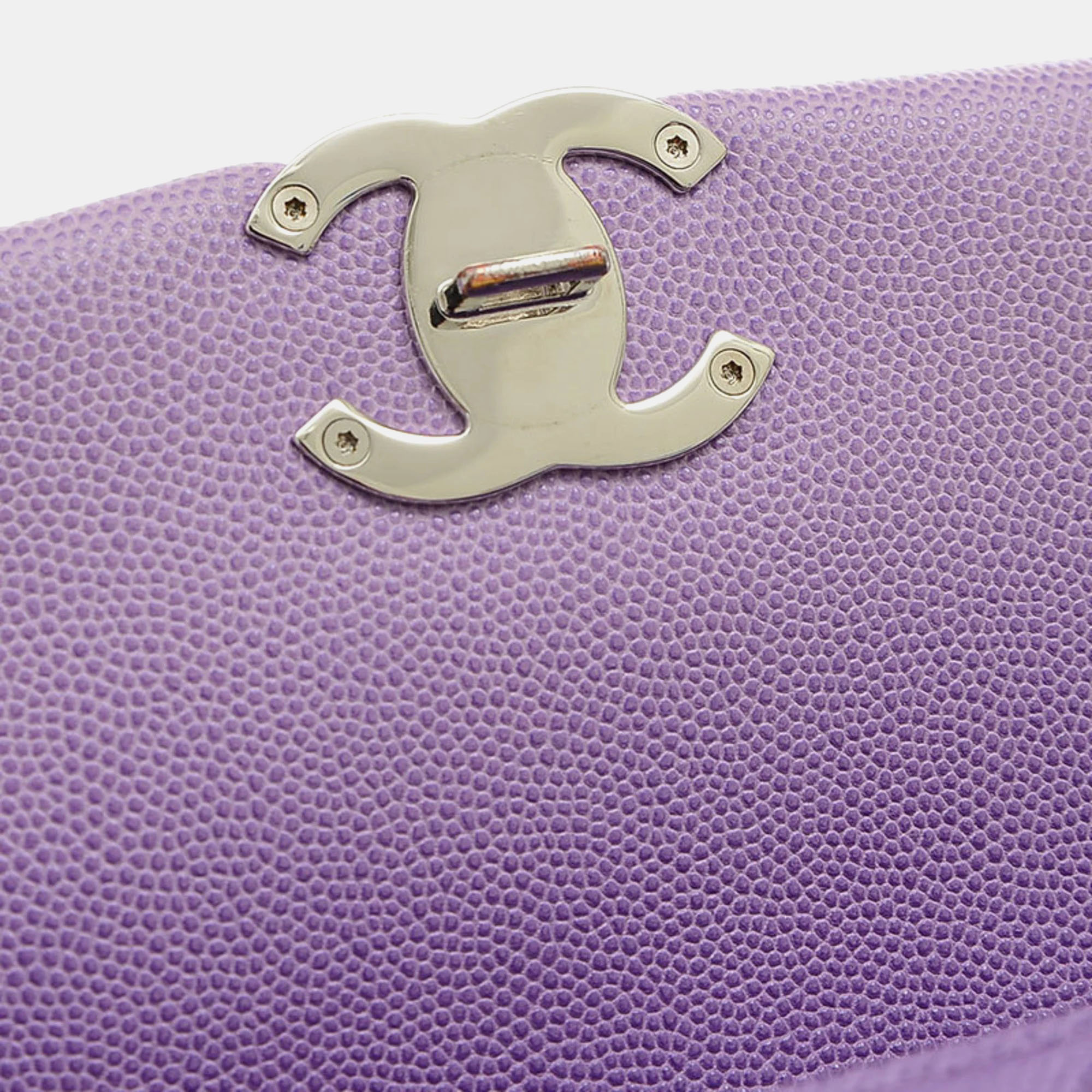 Chanel Purple Shaded Caviar Quilted My Everything Flap Bag