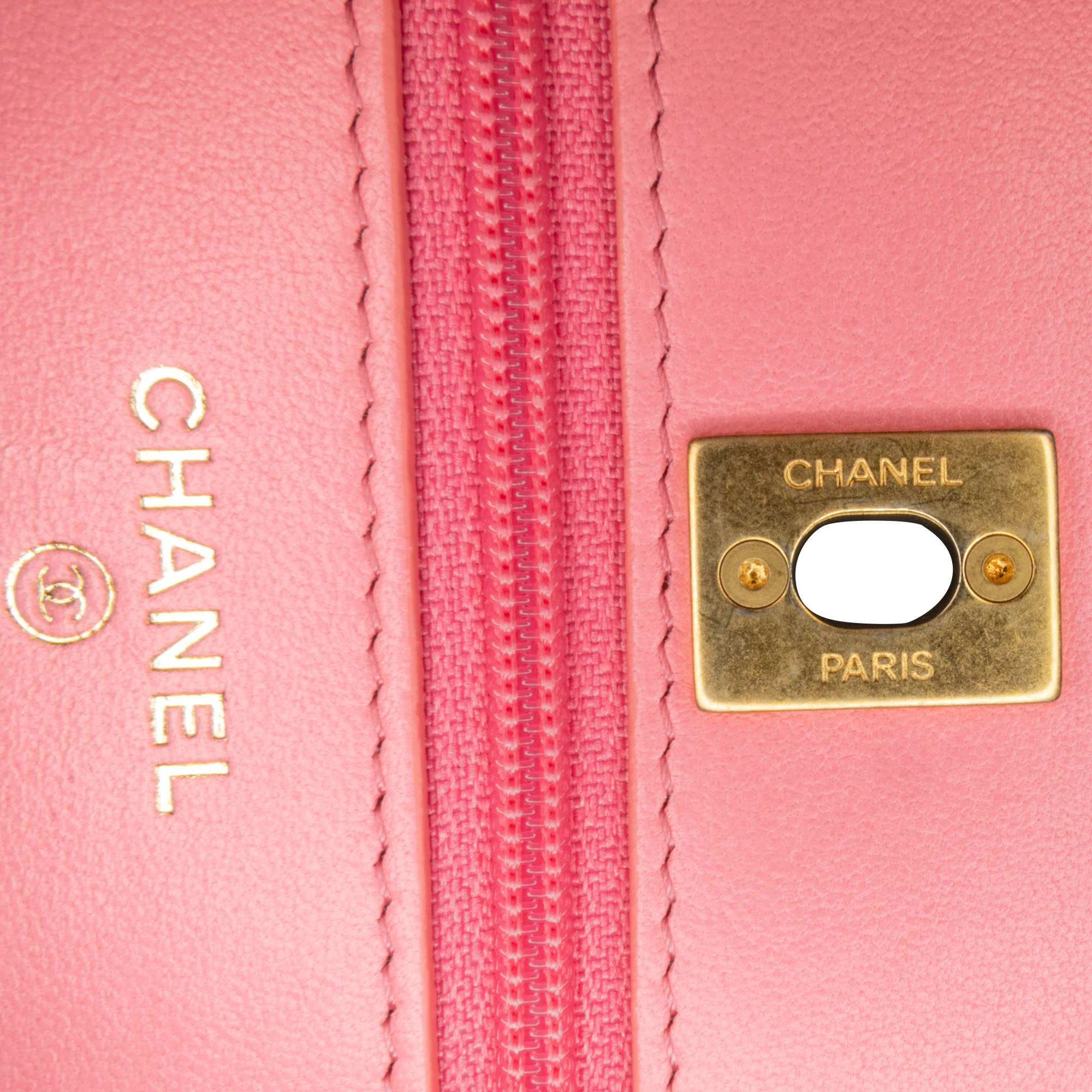 Chanel Lambskin Pearl Crush Wallet On Chain