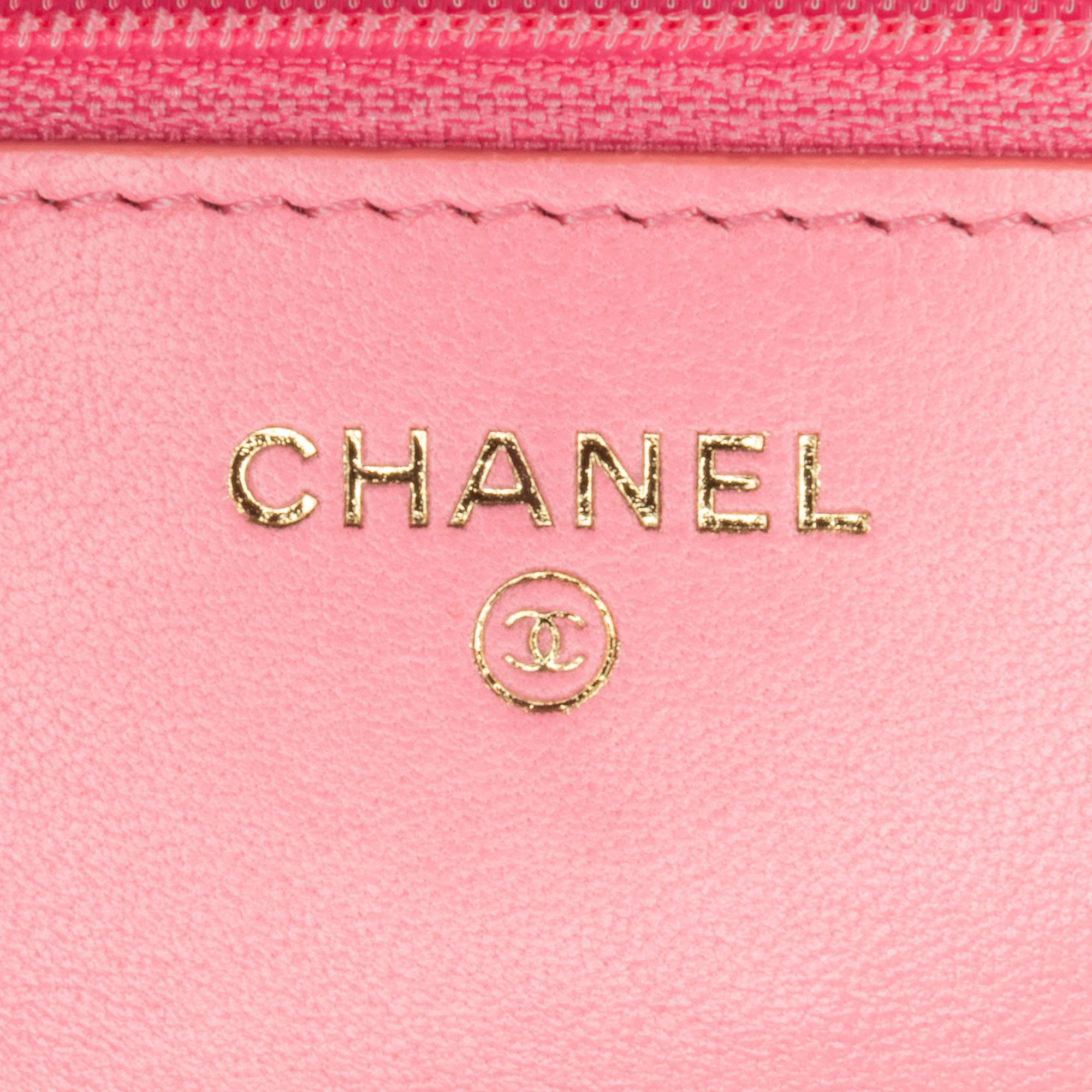 Chanel Lambskin Pearl Crush Wallet On Chain