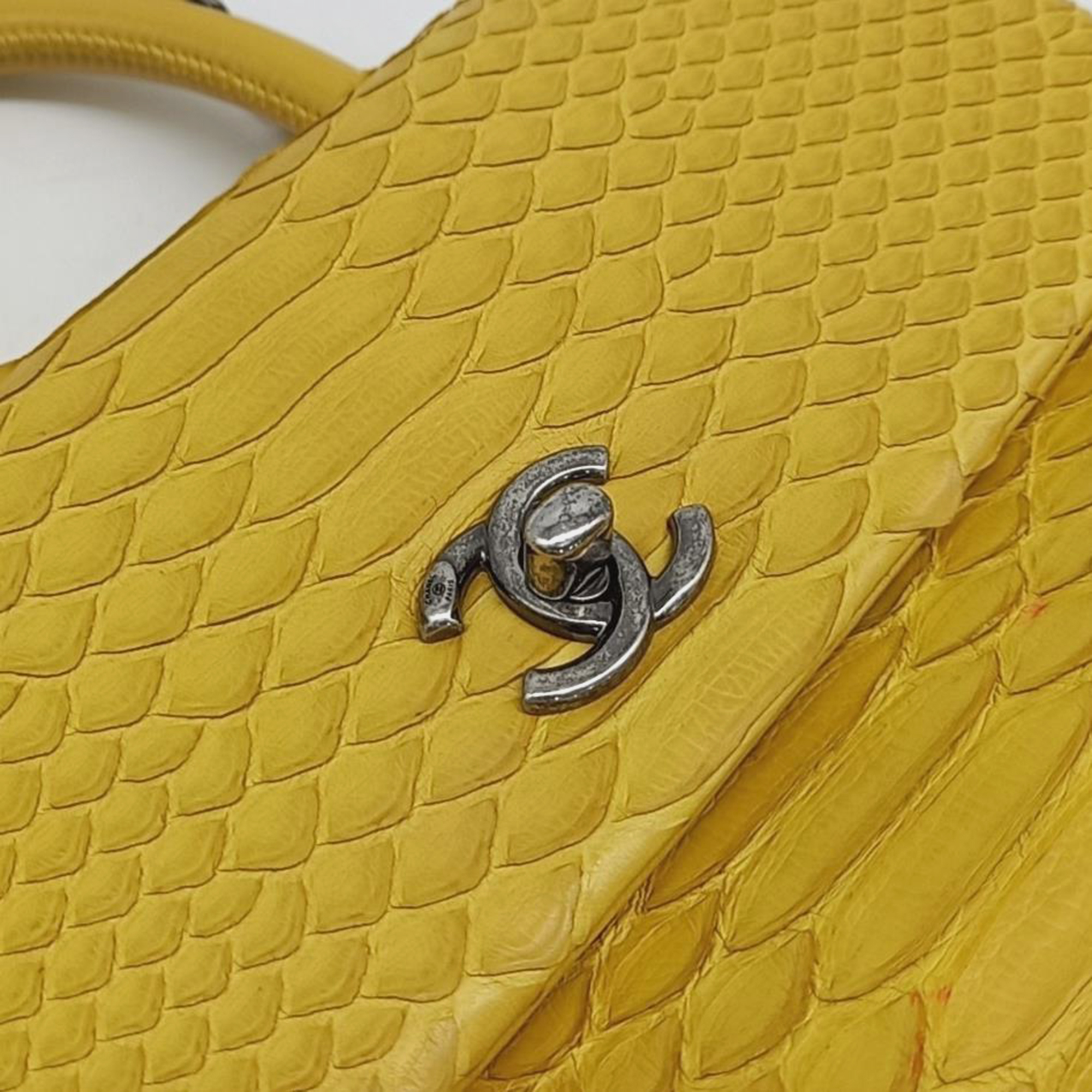 Chanel Python Coco Handle 23 Bag