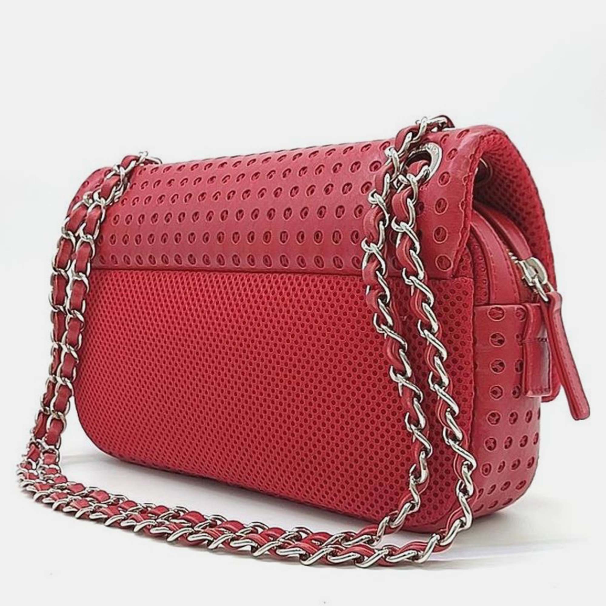 Chanel Punching Mesh Chain Shoulder Bag