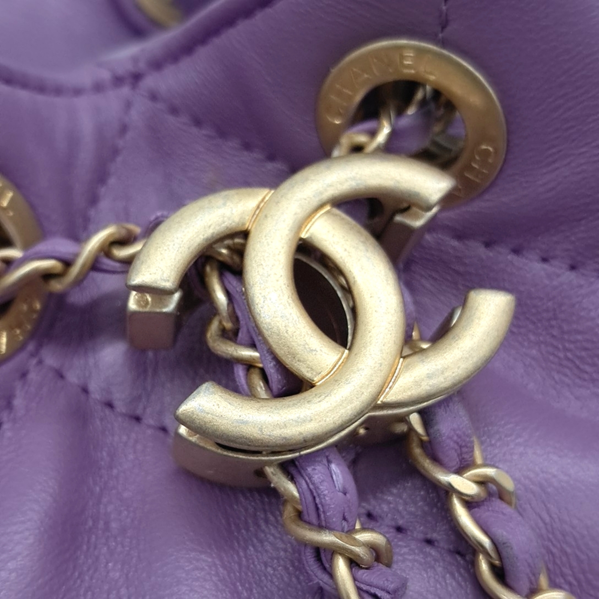 Chanel Drawstring Backpack