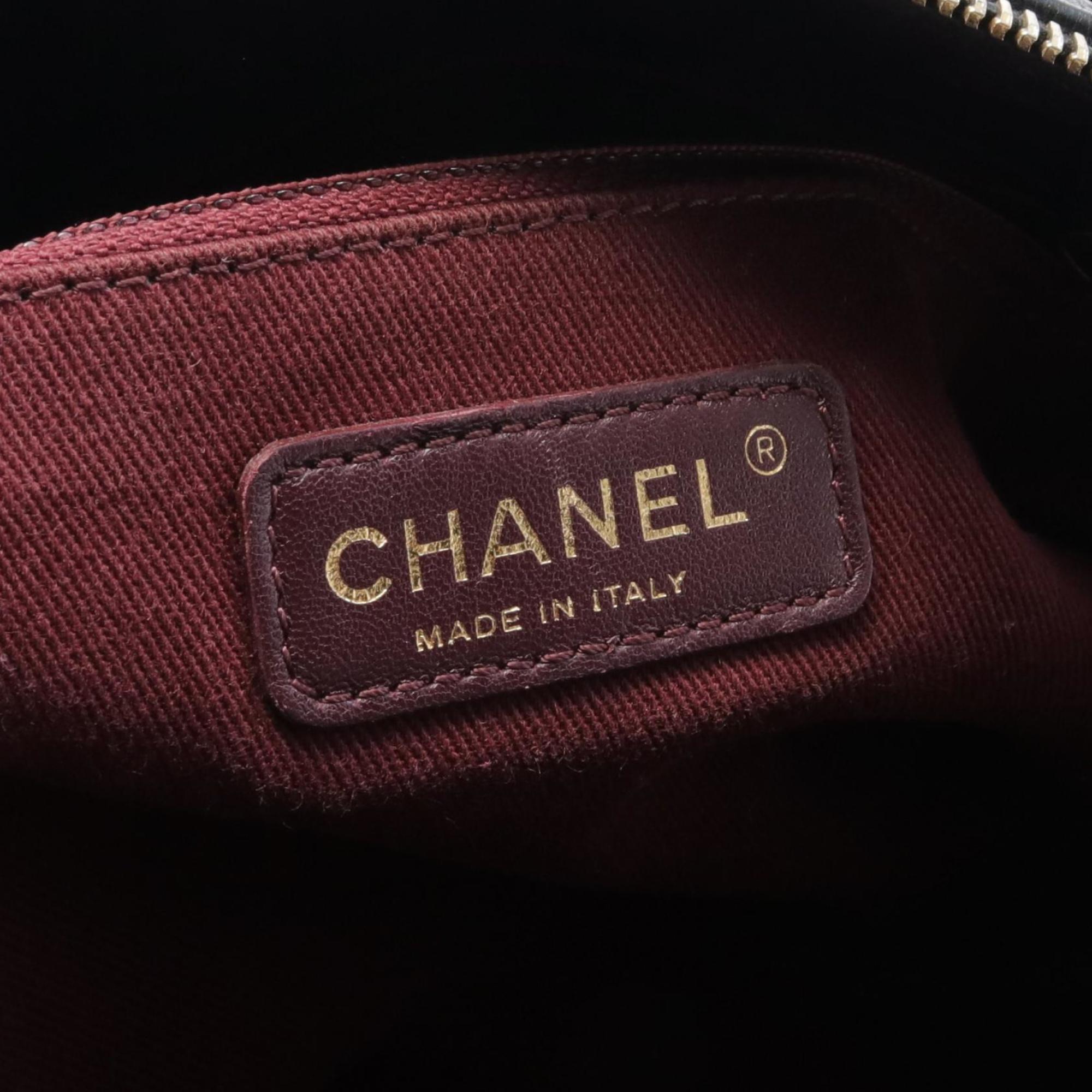 Chanel Black Leather Ultra Stitch Shoulder Bag