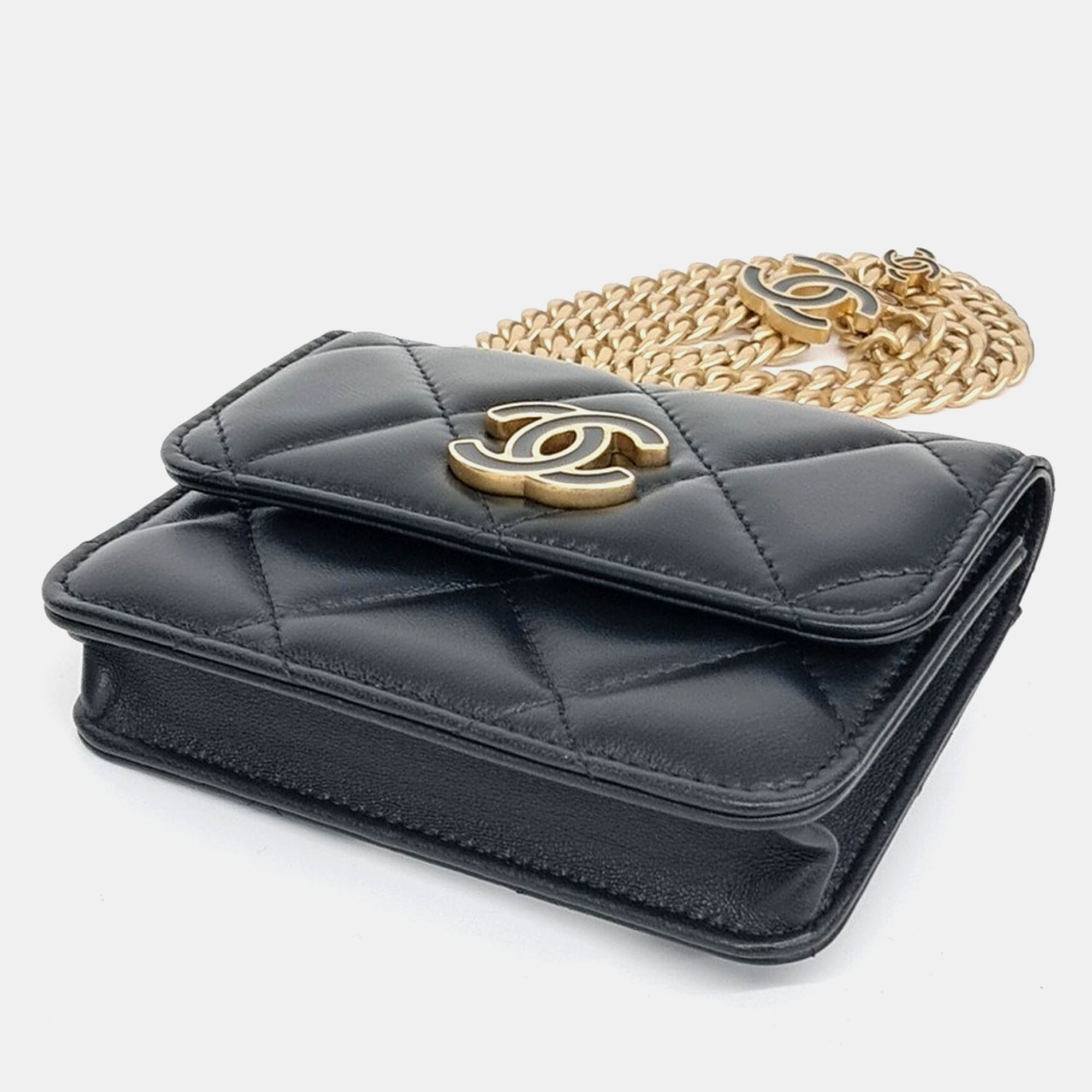 Chanel Lambskin Chain Mini Belt Bag