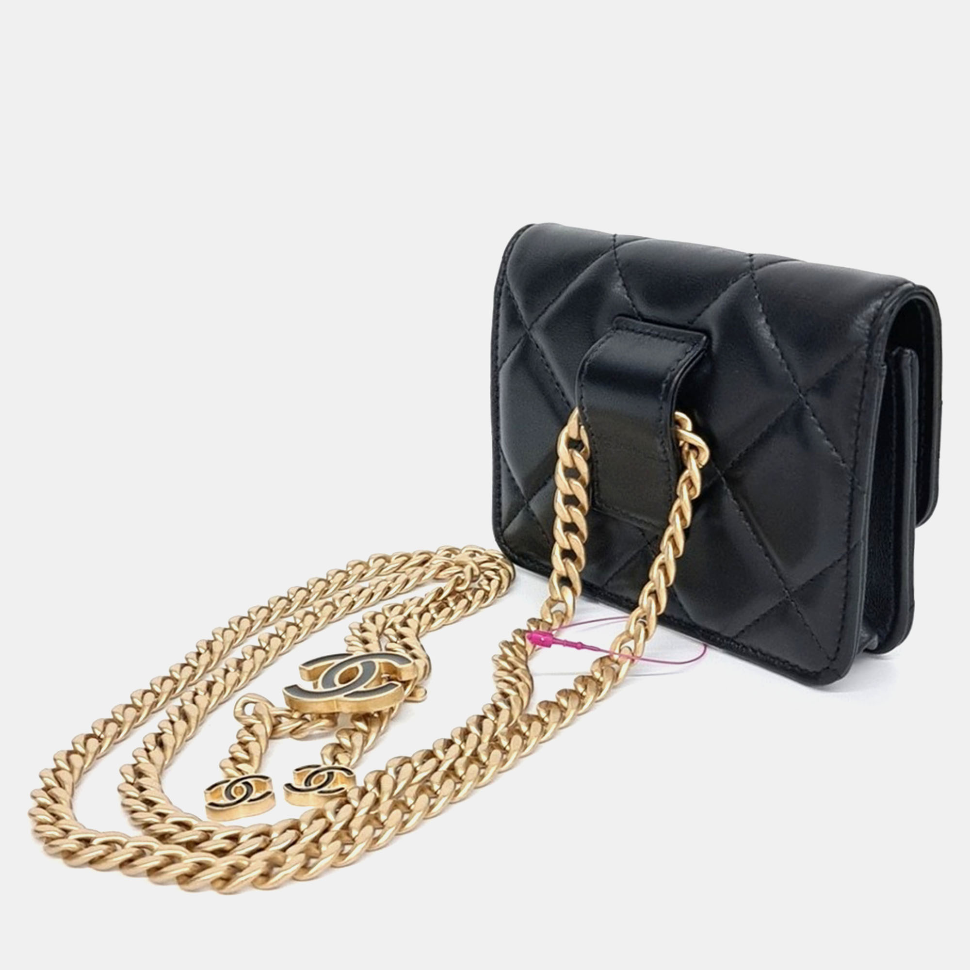 Chanel Lambskin Chain Mini Belt Bag