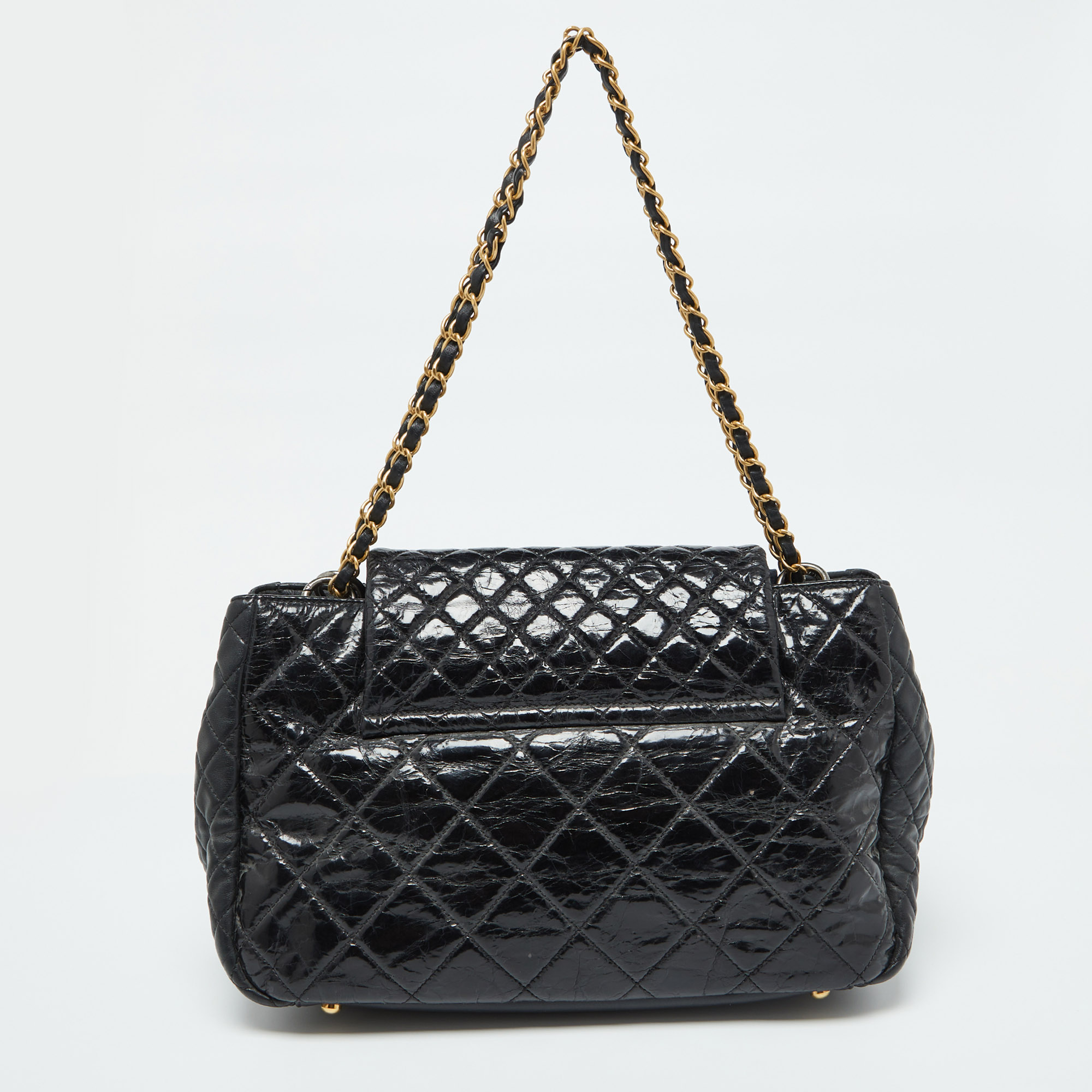 Chanel Black Quilted Leather Mix Reissue Accordion Flap Bag