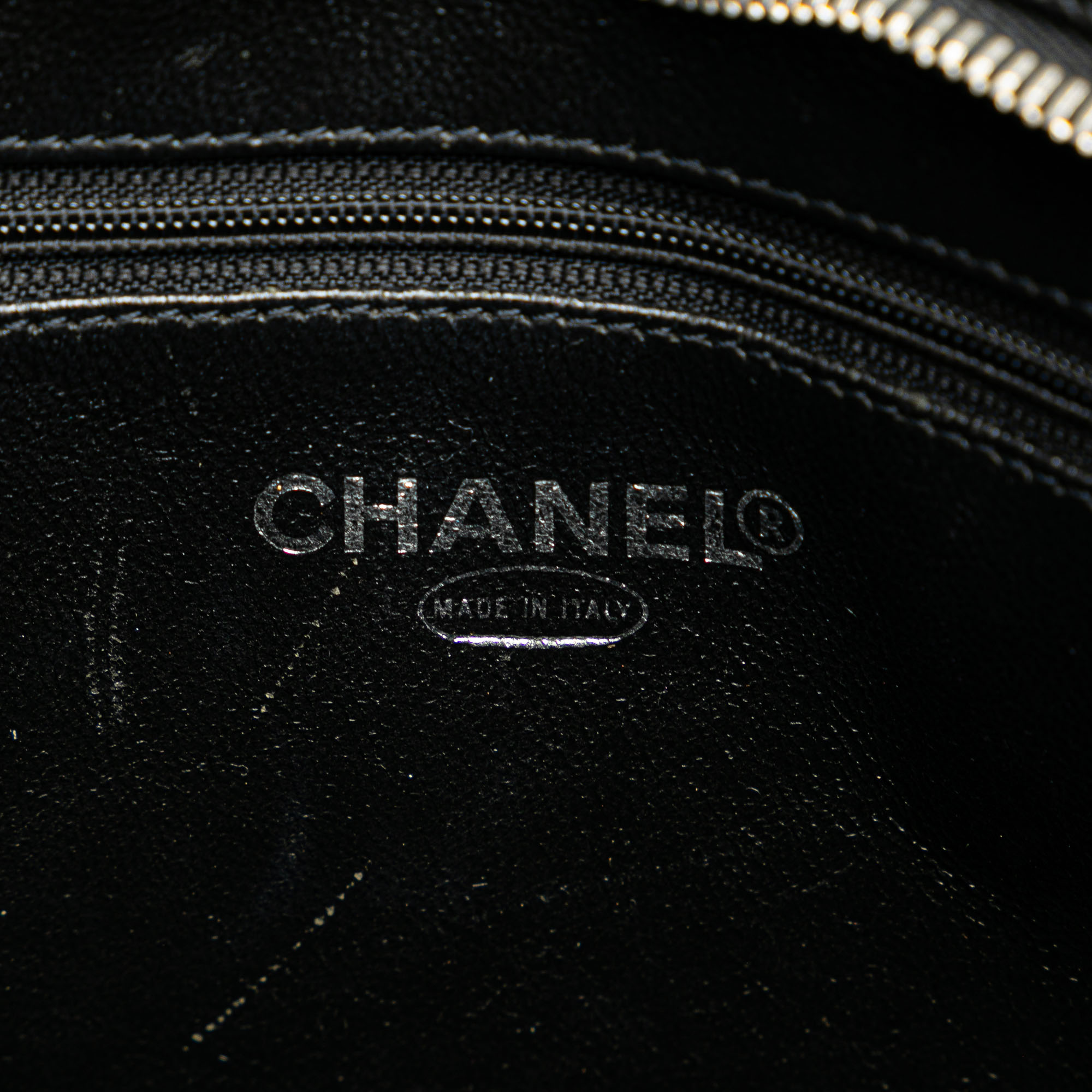 Chanel Black Caviar Medallion Tote Bag