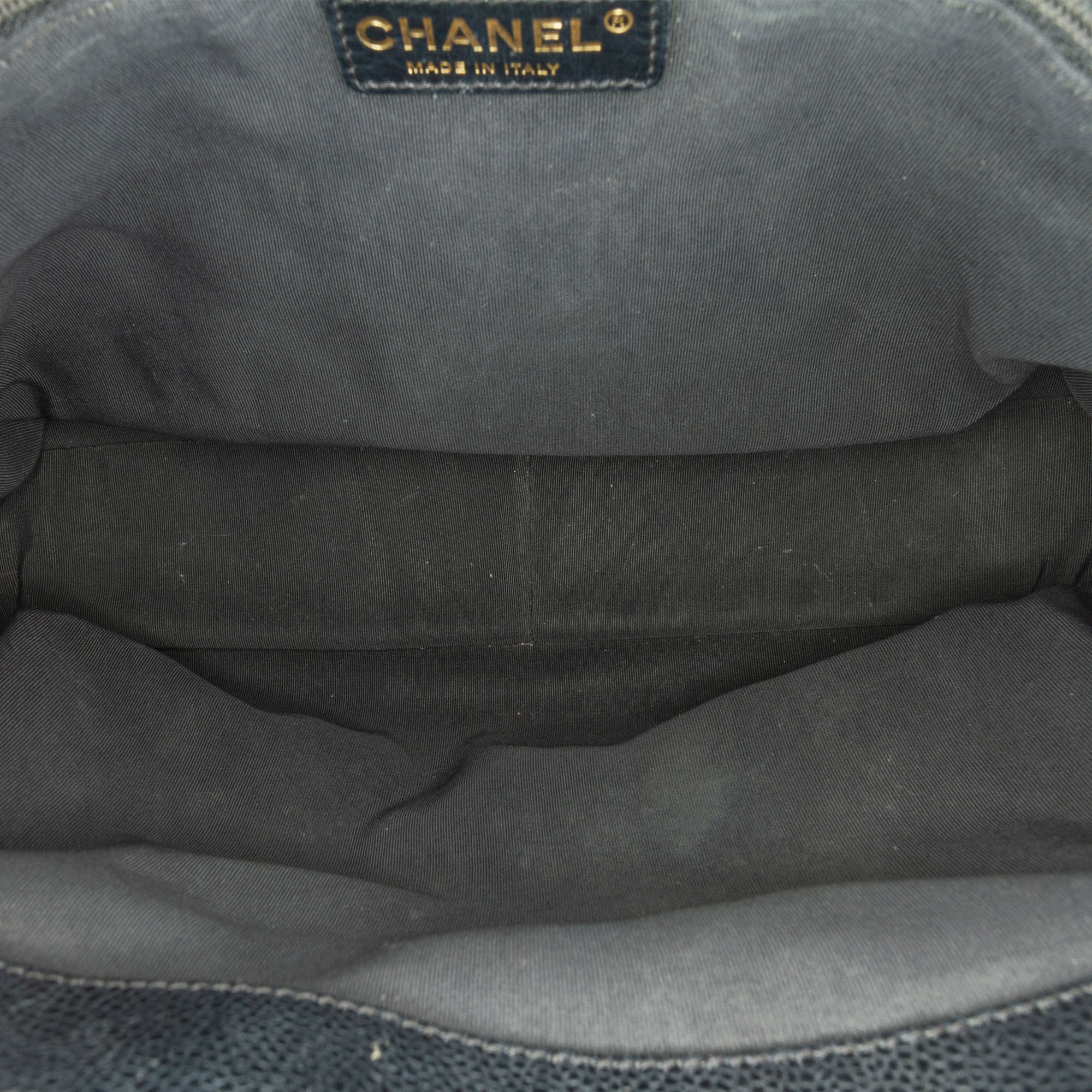 Chanel Black Caviar Grand Shopping Tote Bag