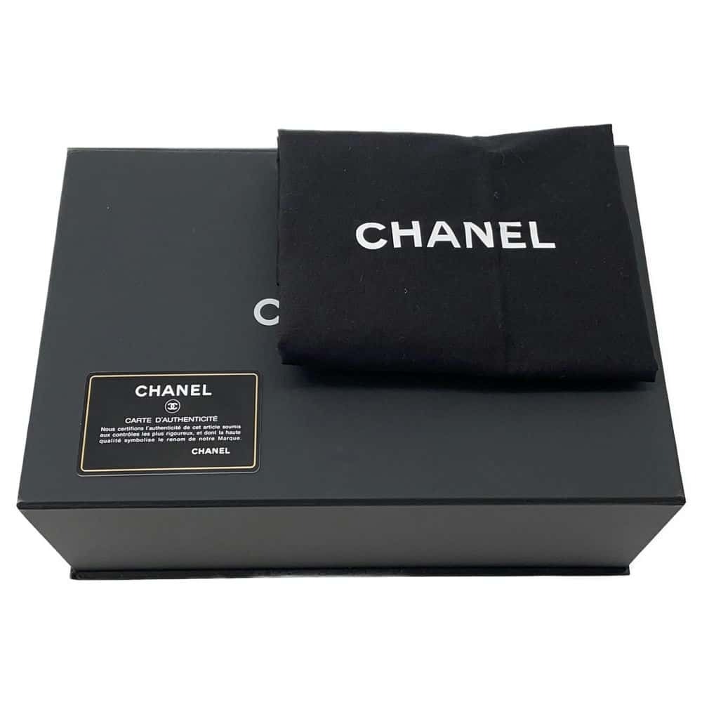 Chanel Black Caviar Leather Matelasse Chain Shoulder Bag