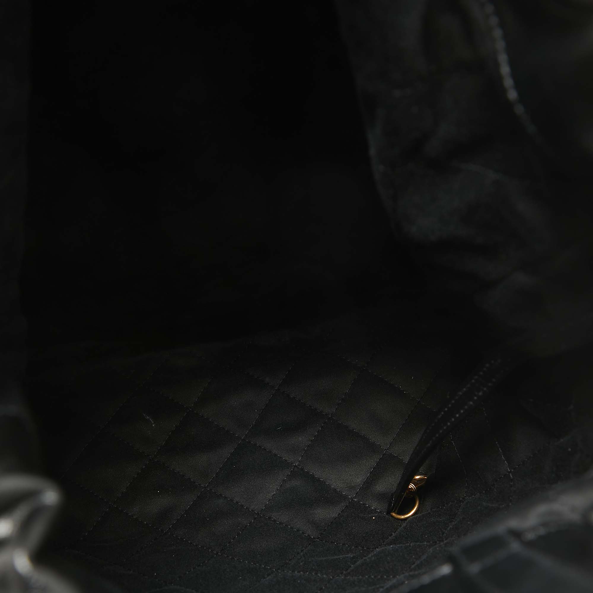 Chanel Black Quilted Leather 22 Backpack