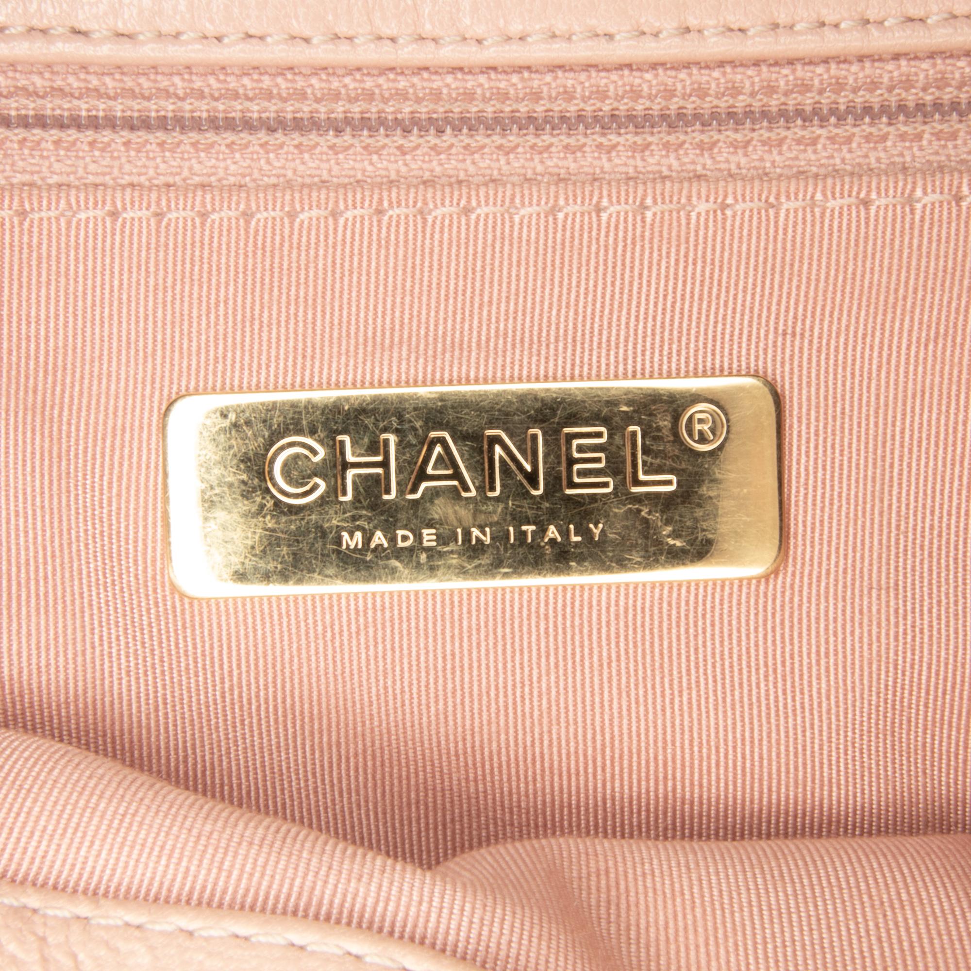 Chanel Pink Medium Lambskin 19 Flap