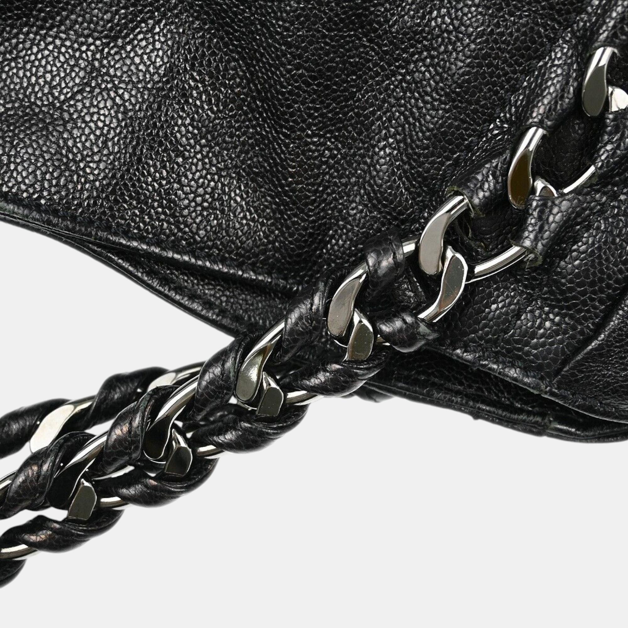 Chanel Black Calfskin Luxury Tote Bag