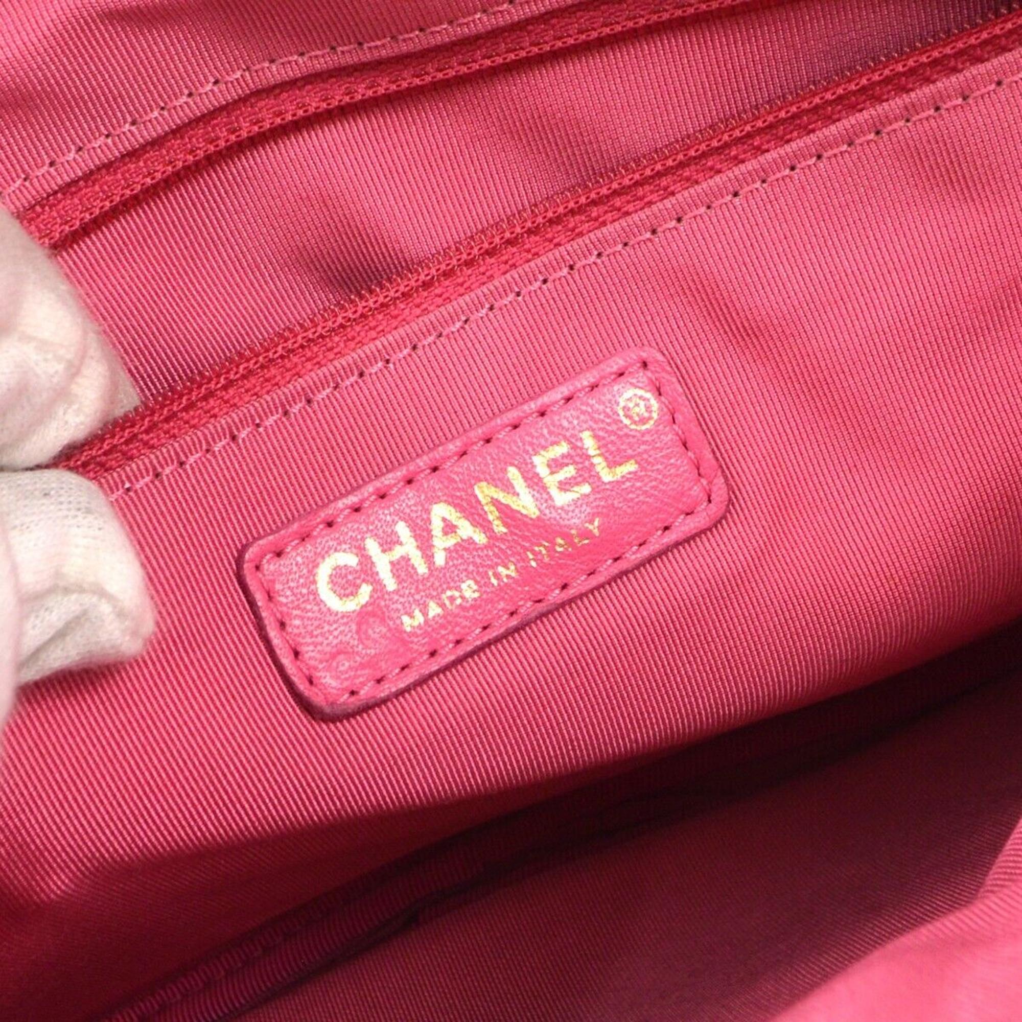 Chanel Pink Tweed Girl Chanel Shoulder Bag